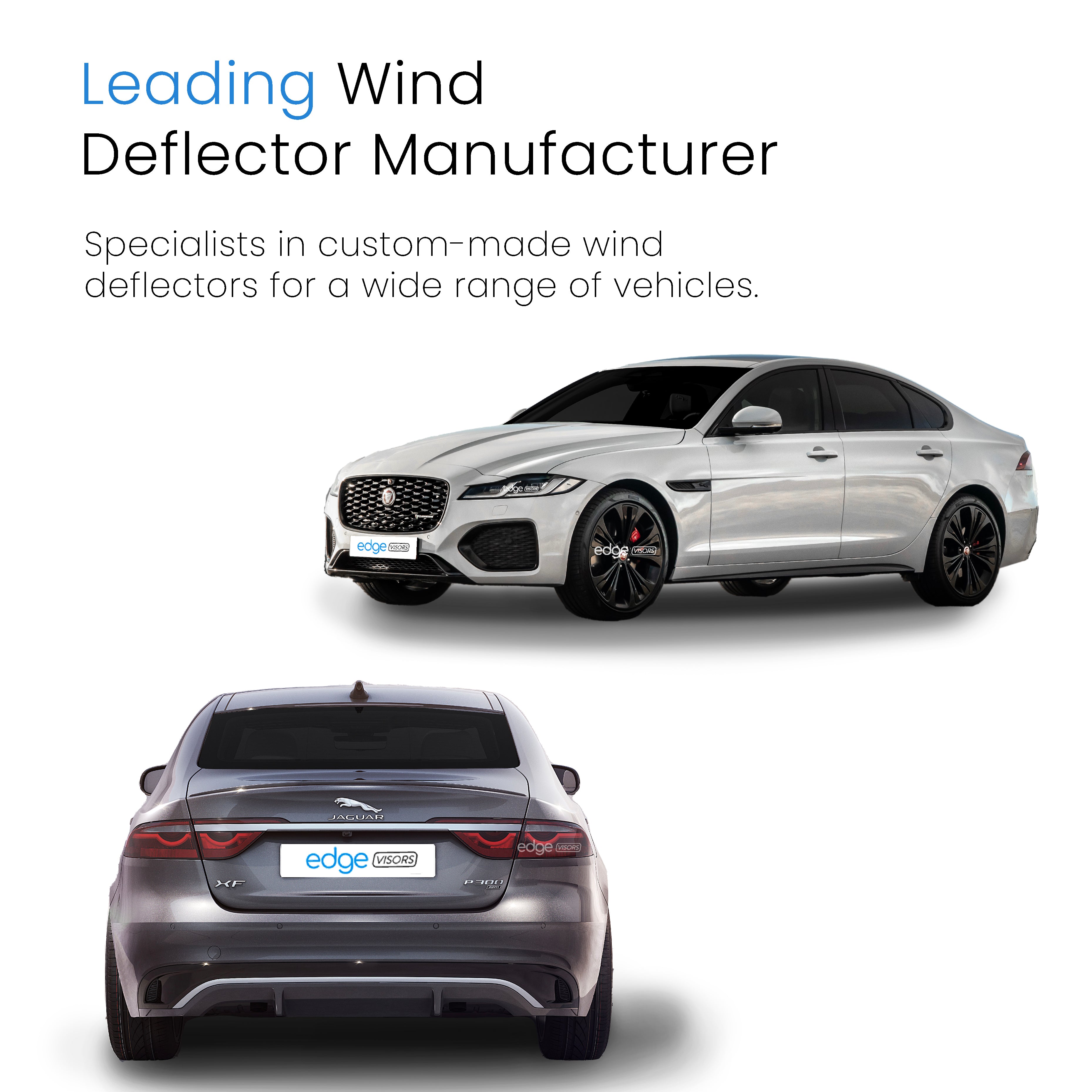 Jaguar XF X260 MK2 2015-onwards 5 Door Saloon Wind Deflectors 4pc