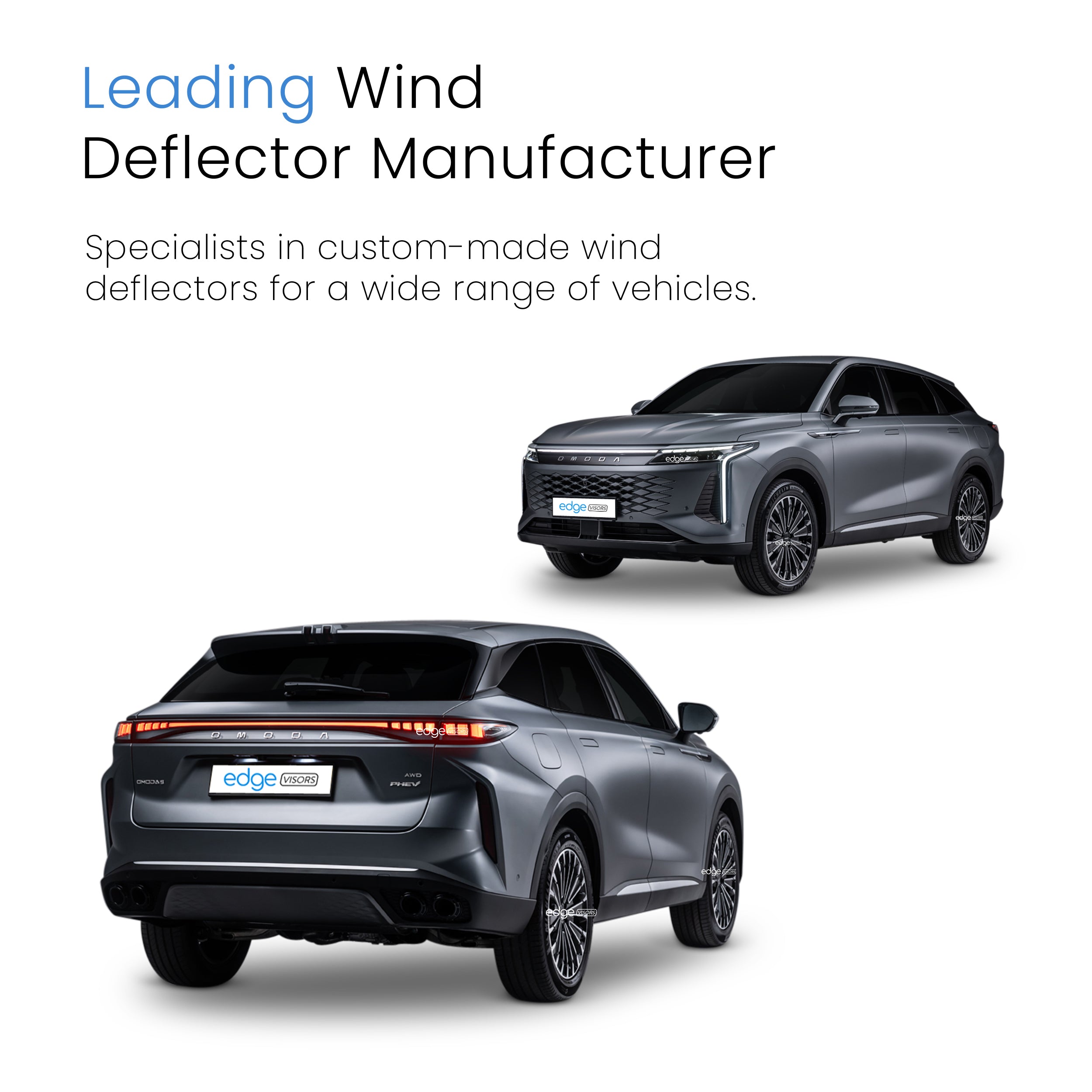 OMODA 9 2025-Onwards 5 Door SUV Wind Deflectors 4pc