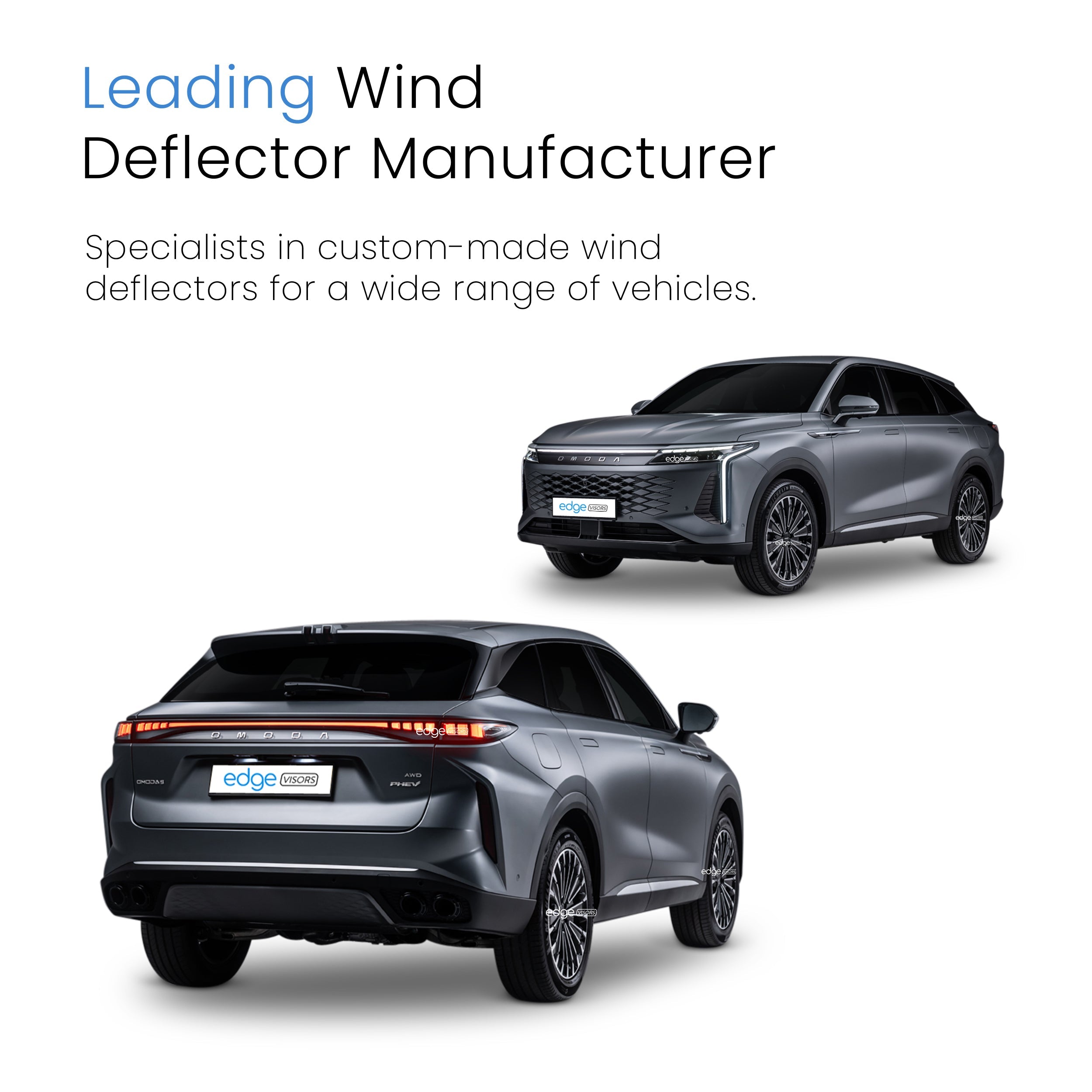 Omoda 9 MK1 2025-Onwards 5 Door SUV Wind Deflectors 4pc
