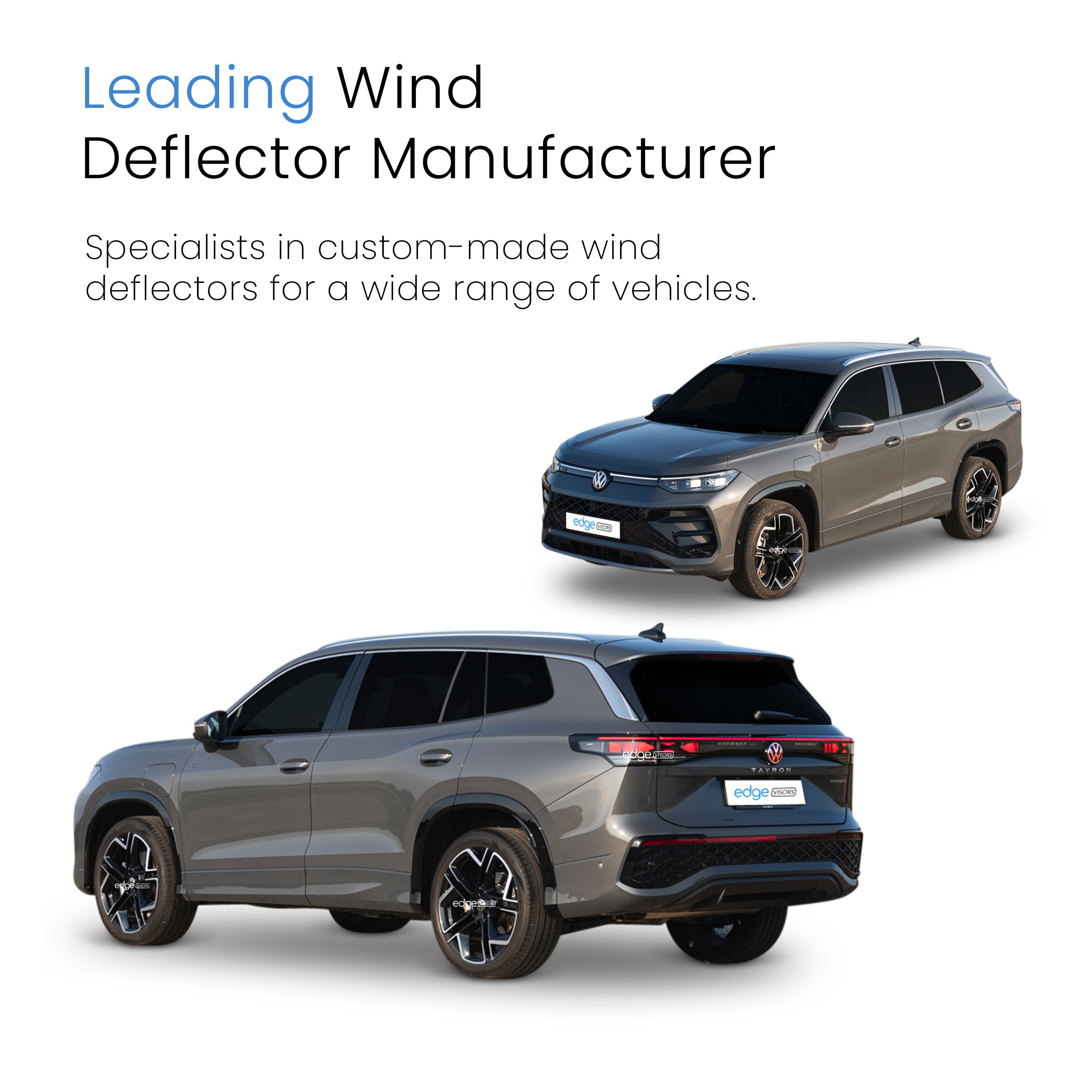 VW Tayron MK2 2024-Onwards 5 Door SUV Wind Deflectors 4pc
