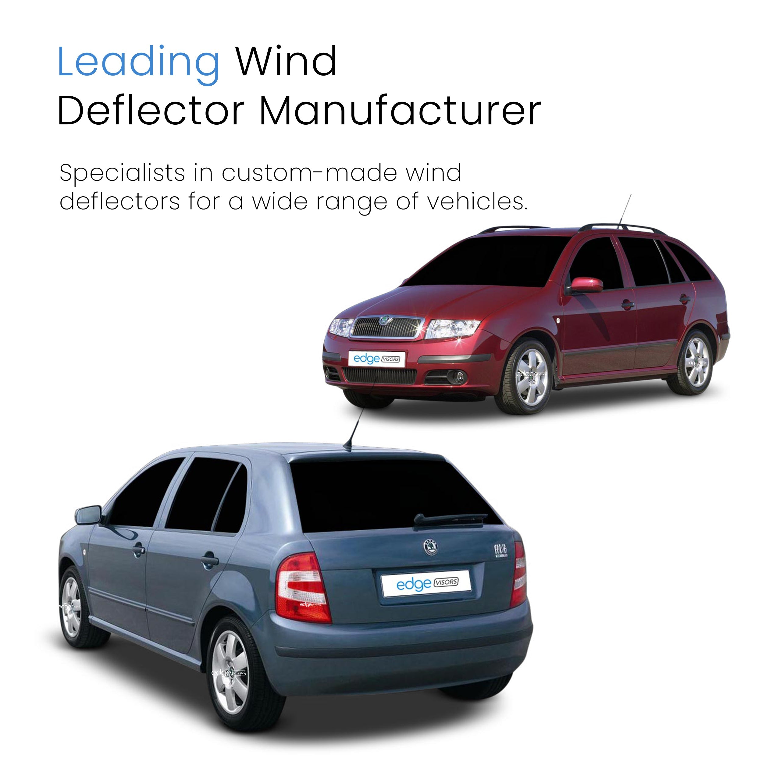 Skoda Fabia MK1 1999-2007 5 Door Hatchback Wind Deflectors 4pc