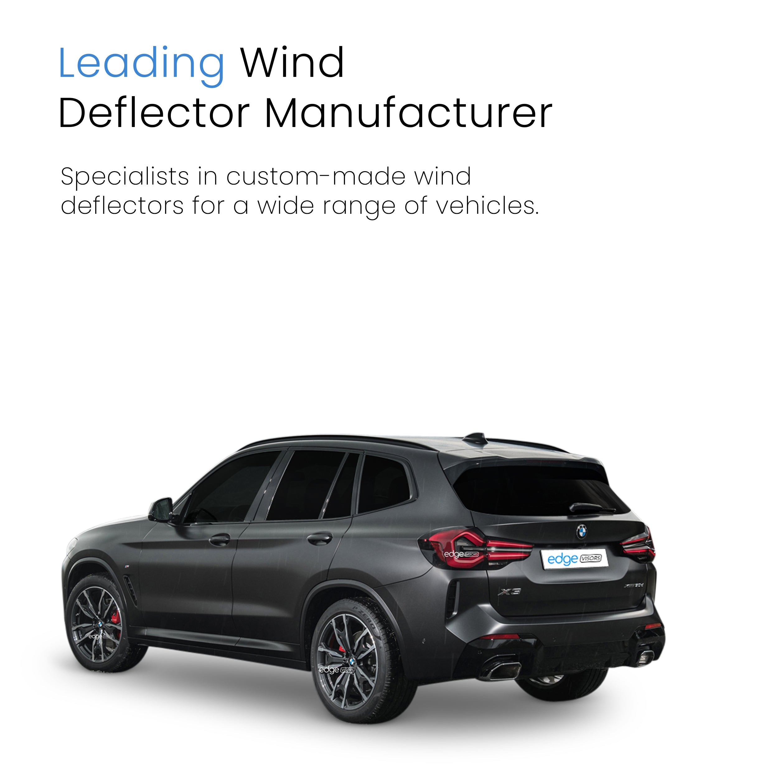 BMW X3 G01 2017-2023 5 Door SUV Wind Deflectors 4pc