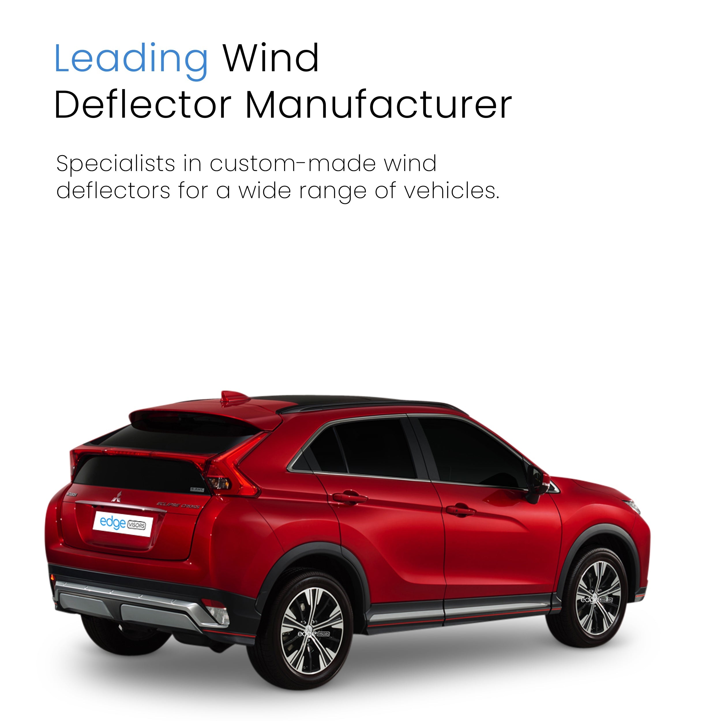 Mitsubishi Eclipse Cross MK1 2018-Onwards 5 Door SUV Wind Deflectors 4pc