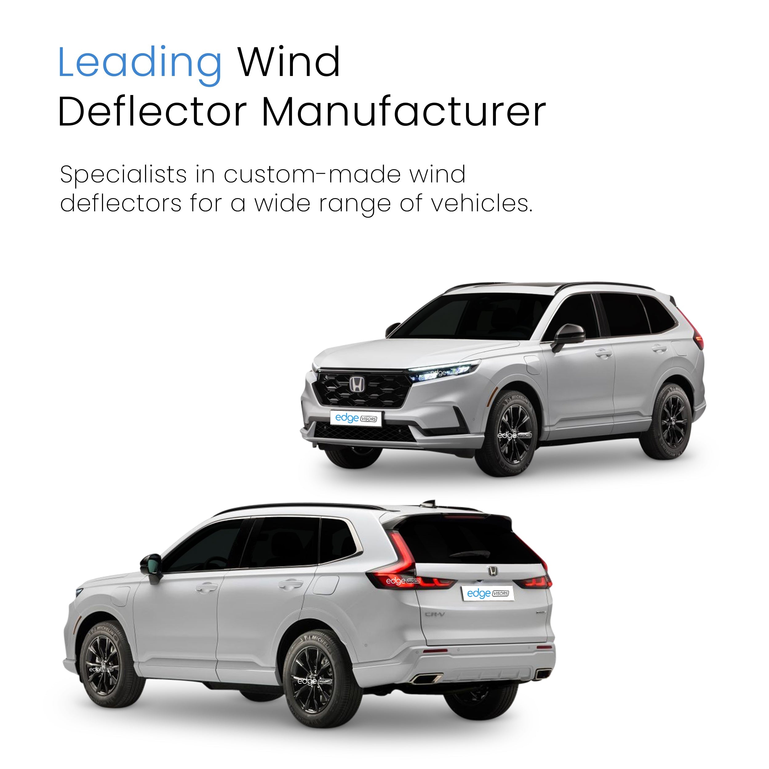 Honda CR-V MK6 2023-Onwards 5 Door SUV Wind Deflectors 4pc