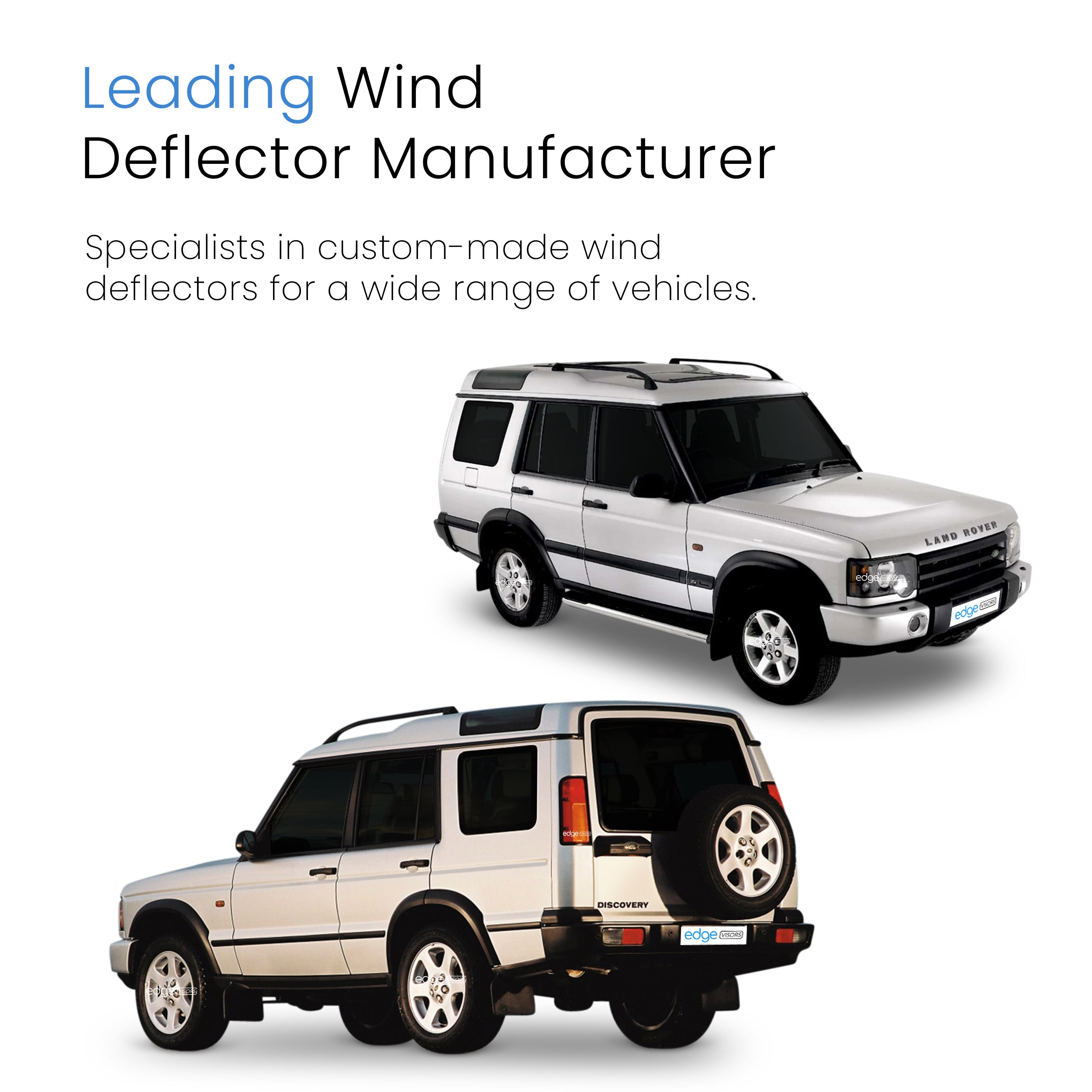 Land Rover Discovery MK2 1999-2004 5 Door SUV Wind Deflectors 4pc