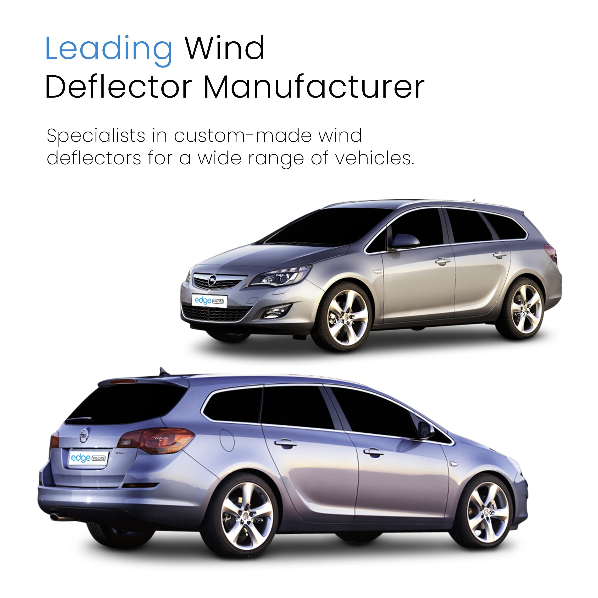 Vauxhall Astra J MK6 Sports Tourer 2010-2015 5 Door Estate Wind Deflectors 4pc