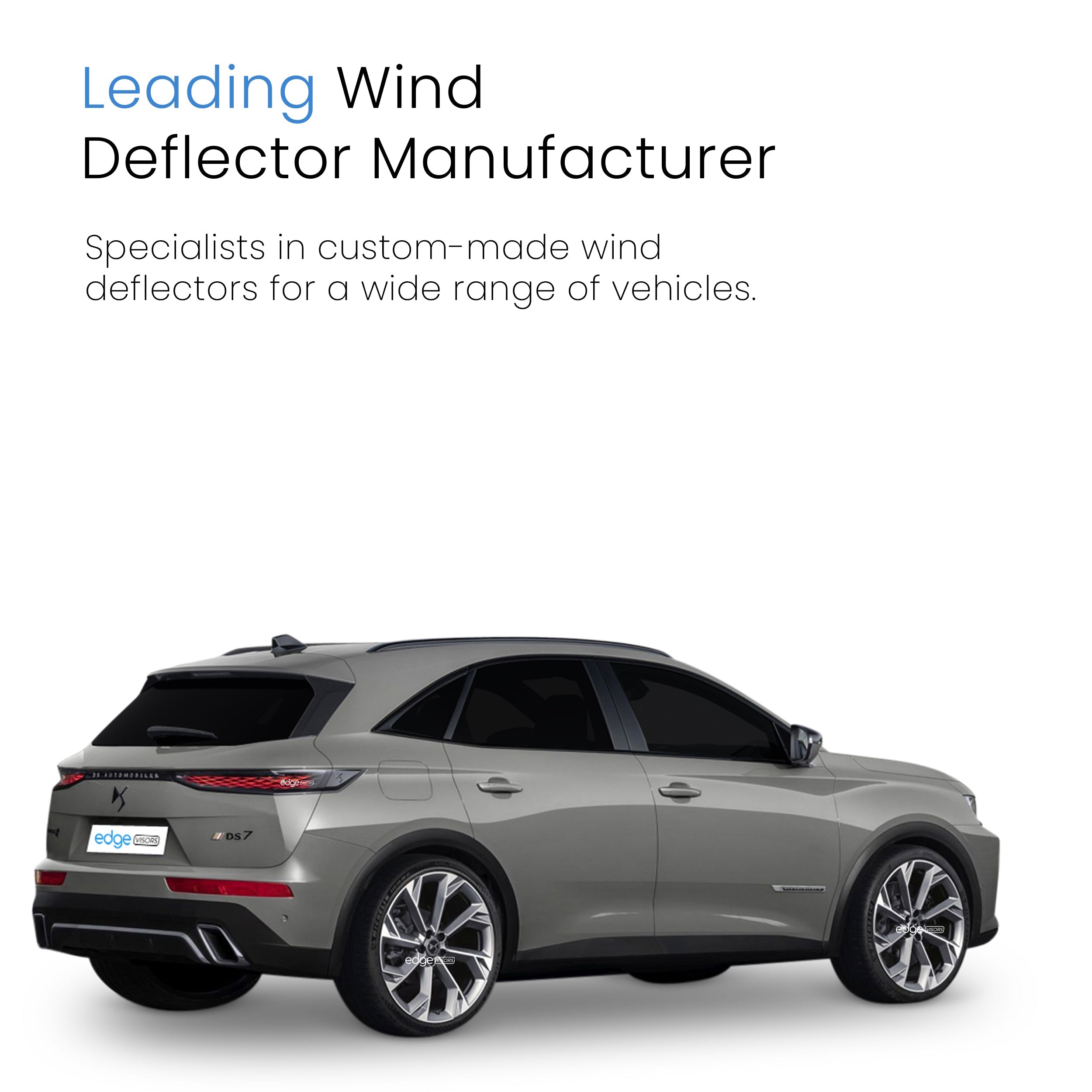 Citroen DS7 MK1 2018-Onwards 5 Door Crossback Wind Deflectors 4pc