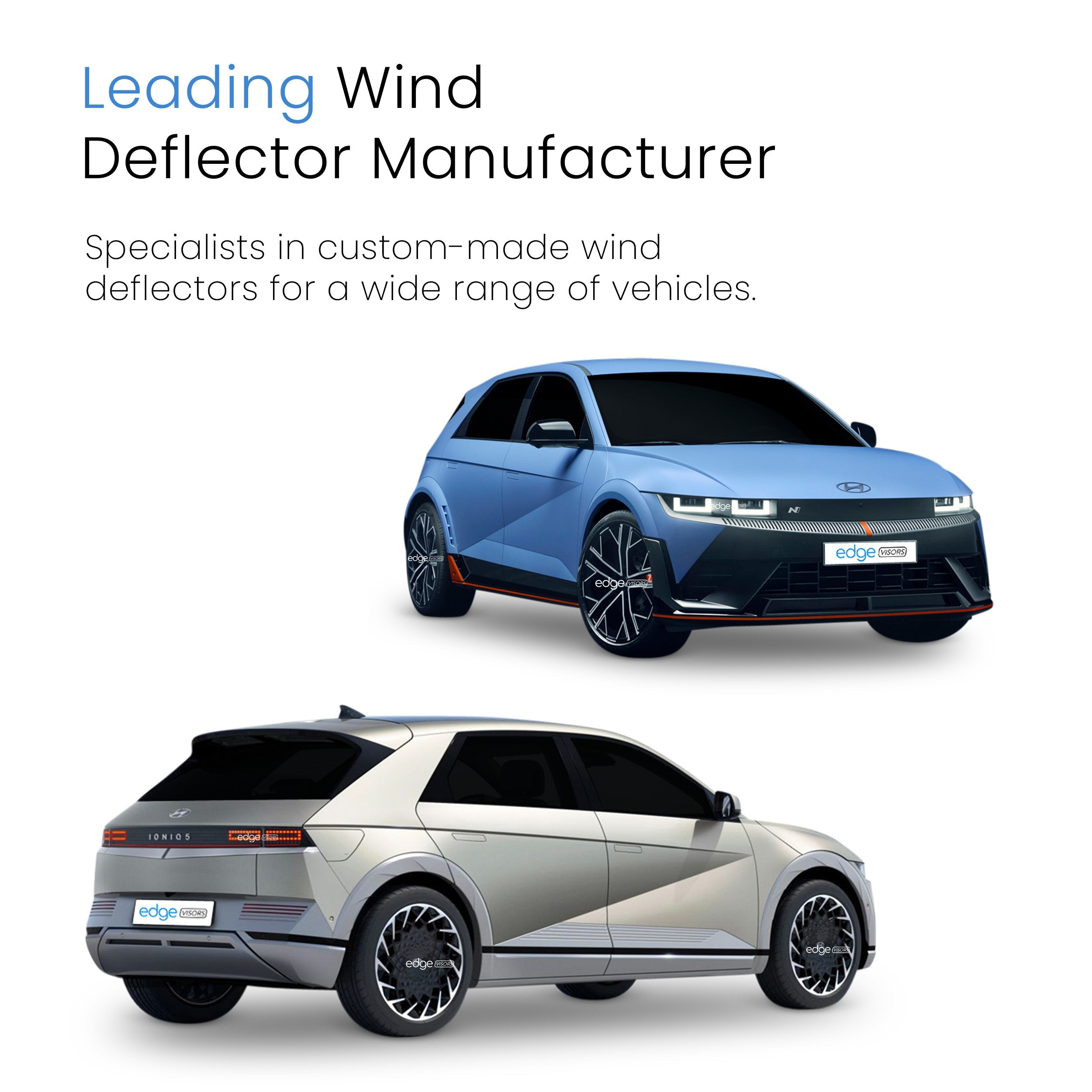 Hyundai IONIQ 5 NE 2021-Onwards 5 Door SUV Wind Deflectors 4pc
