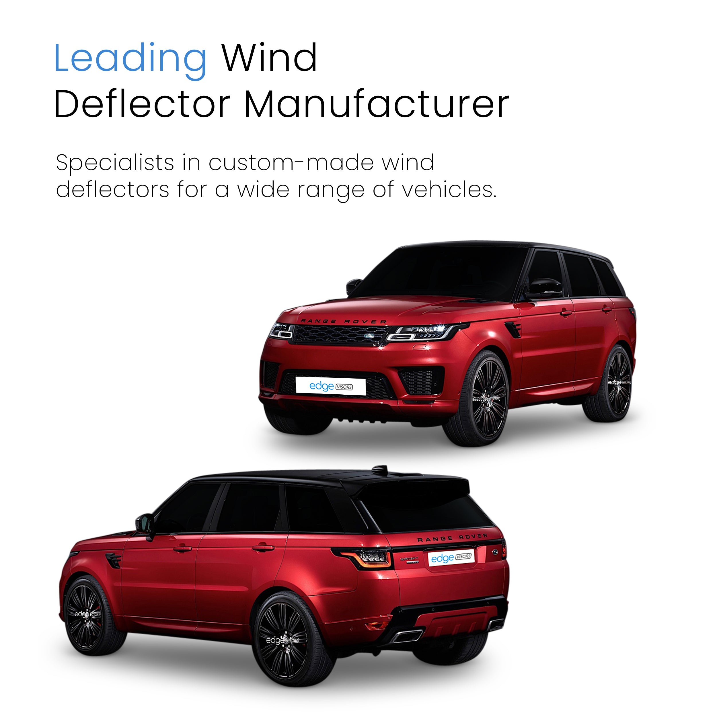 Range Rover Sport MK2 2013-2022 5 Door SUV Wind Deflectors 4pc