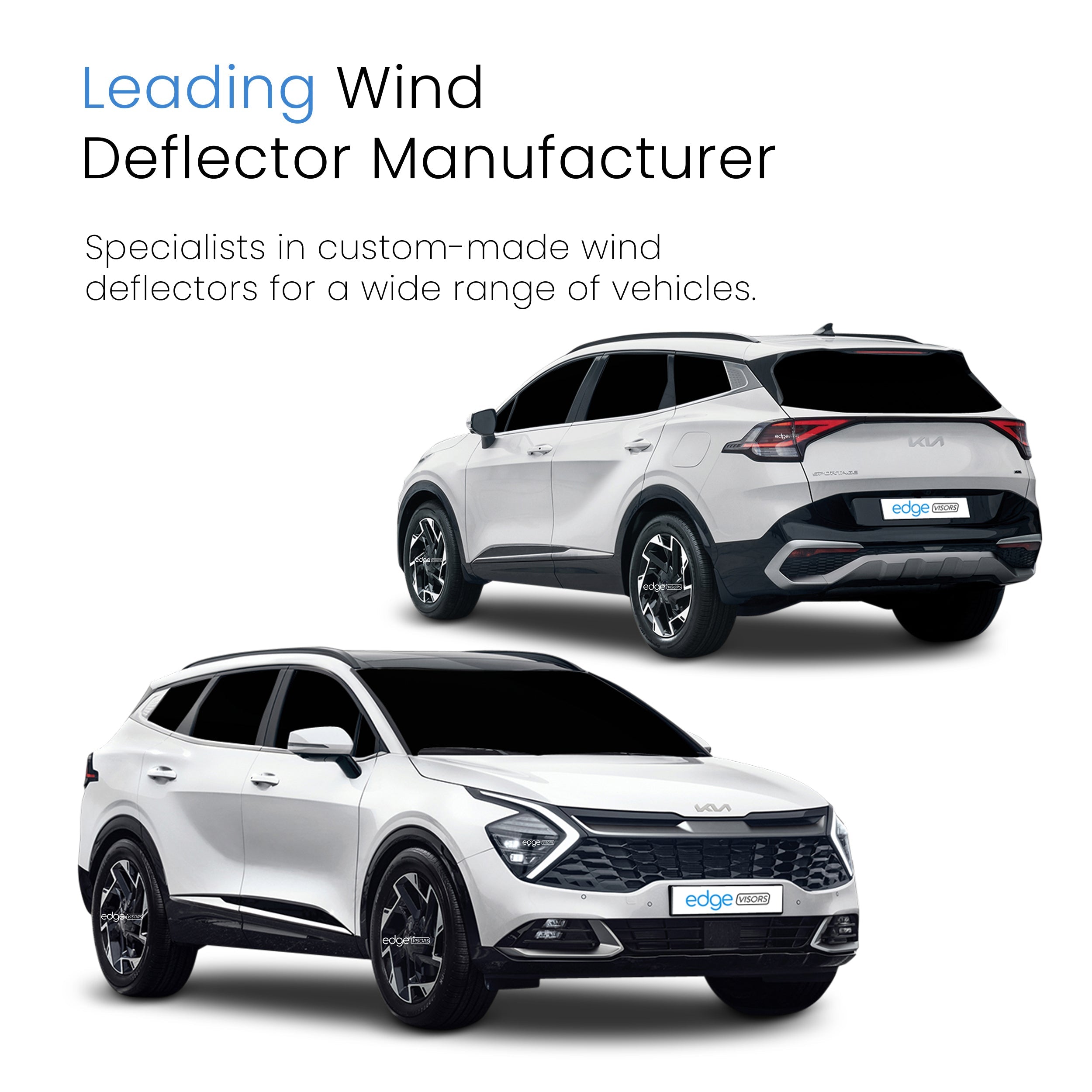 Kia Sportage MK5 2022-Onwards 5 Door SUV Wind Deflectors 4pc