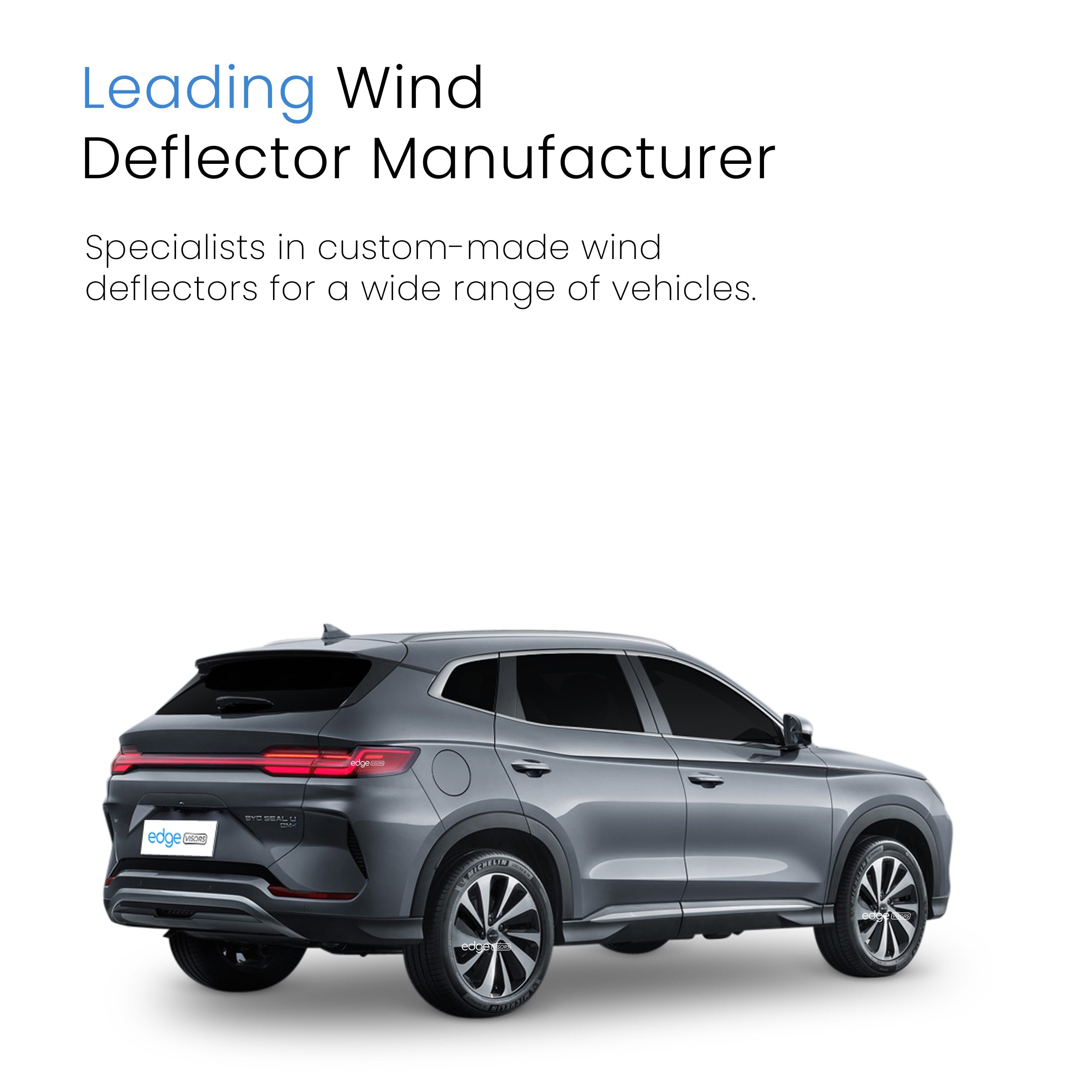 BYD Seal U 2023-onwards 5 Door SUV Wind Deflectors 4pc