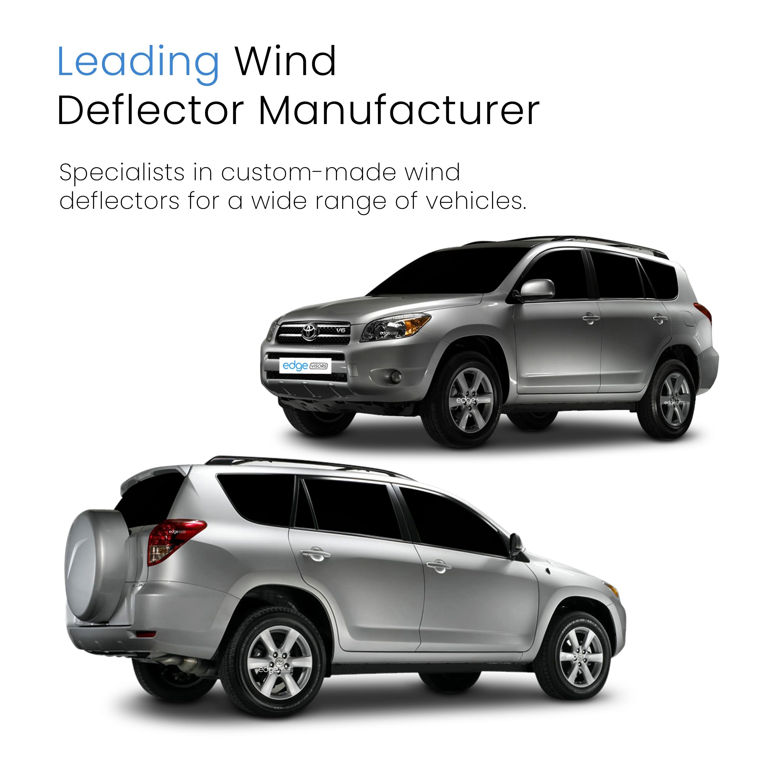 Toyota RAV-4 MK3 2006-2012 5 Door SUV Wind Deflectors 4pc
