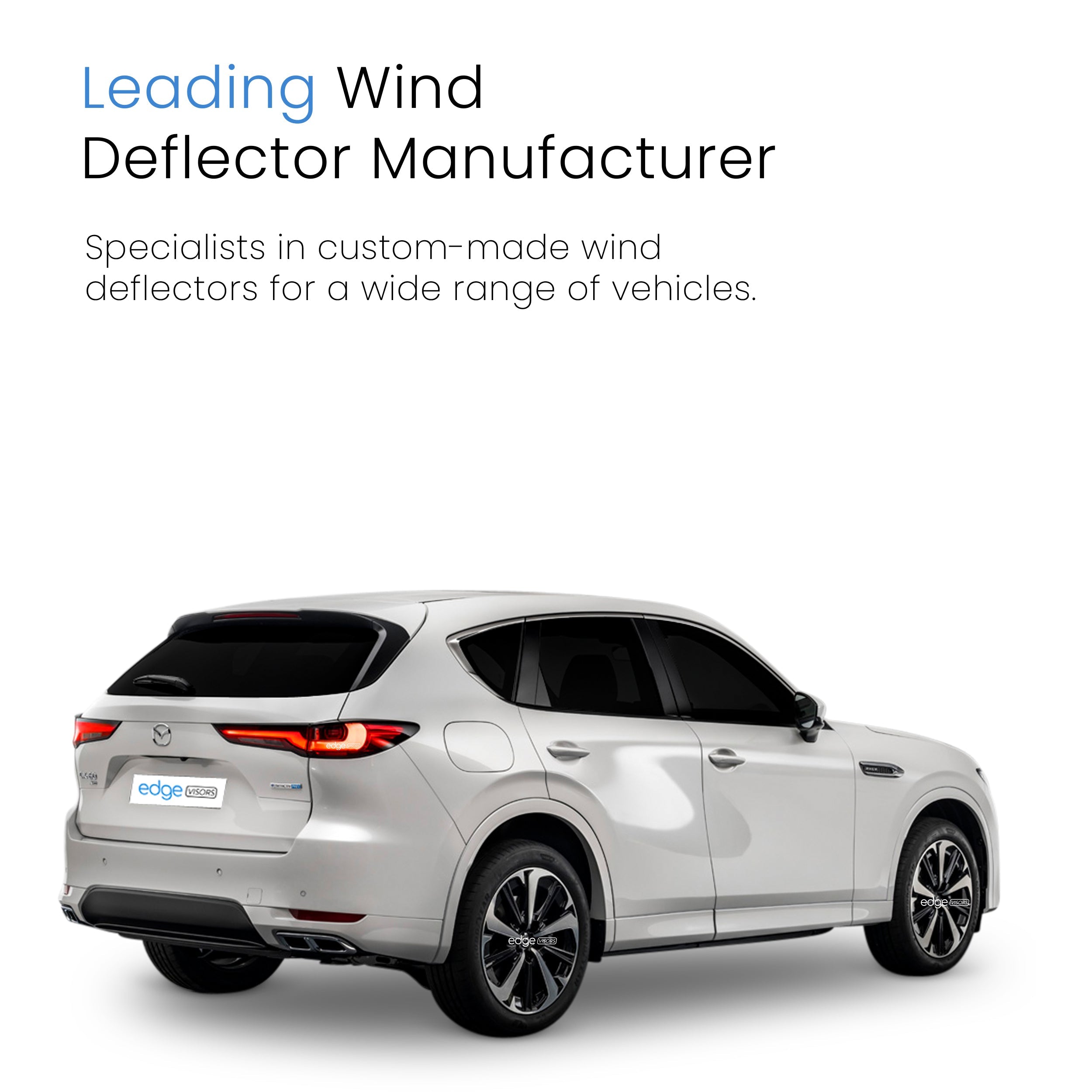 Mazda CX-60 MK1 2022-Onwards 5 Door SUV Wind Deflectors 4pc