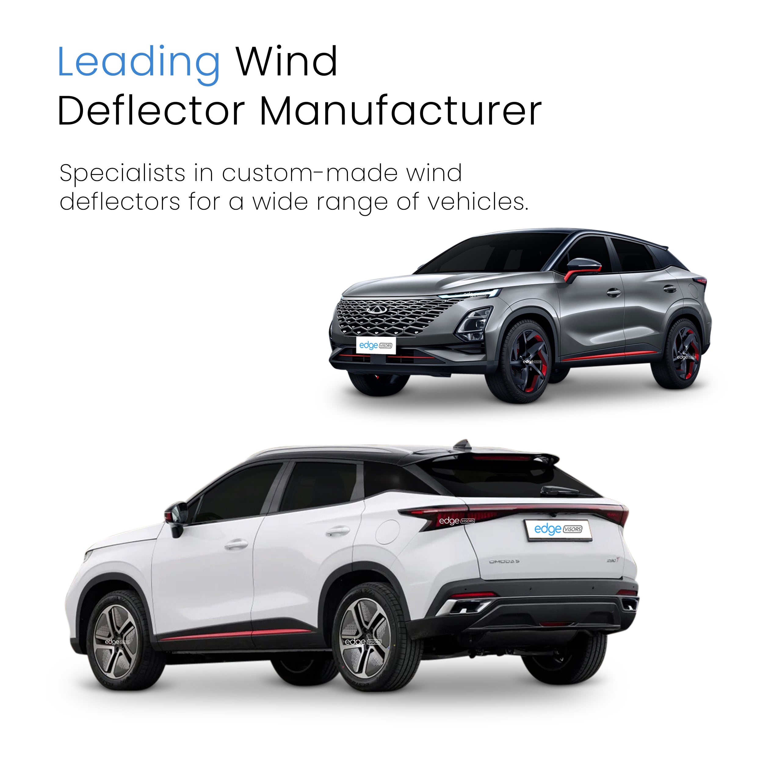 OMODA 5 2022-Onwards 5 Door SUV Wind Deflectors 4pc