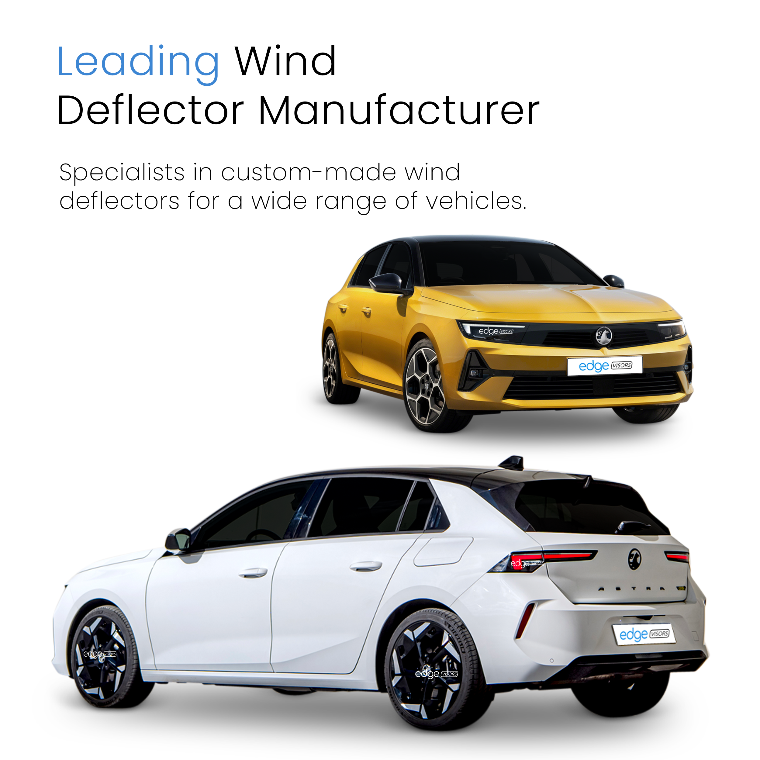 Vauxhall Astra L MK8 2021-Onwards 5 Door Hatchback Wind Deflectors 4pc
