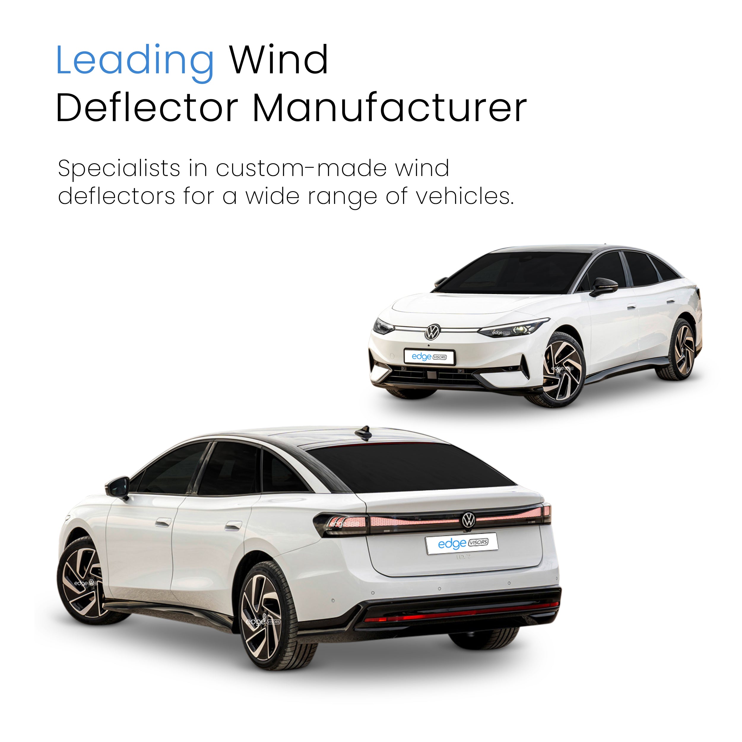 VW ID.7 2023-Onwards 5 Door Hatchback Wind Deflectors 4pc
