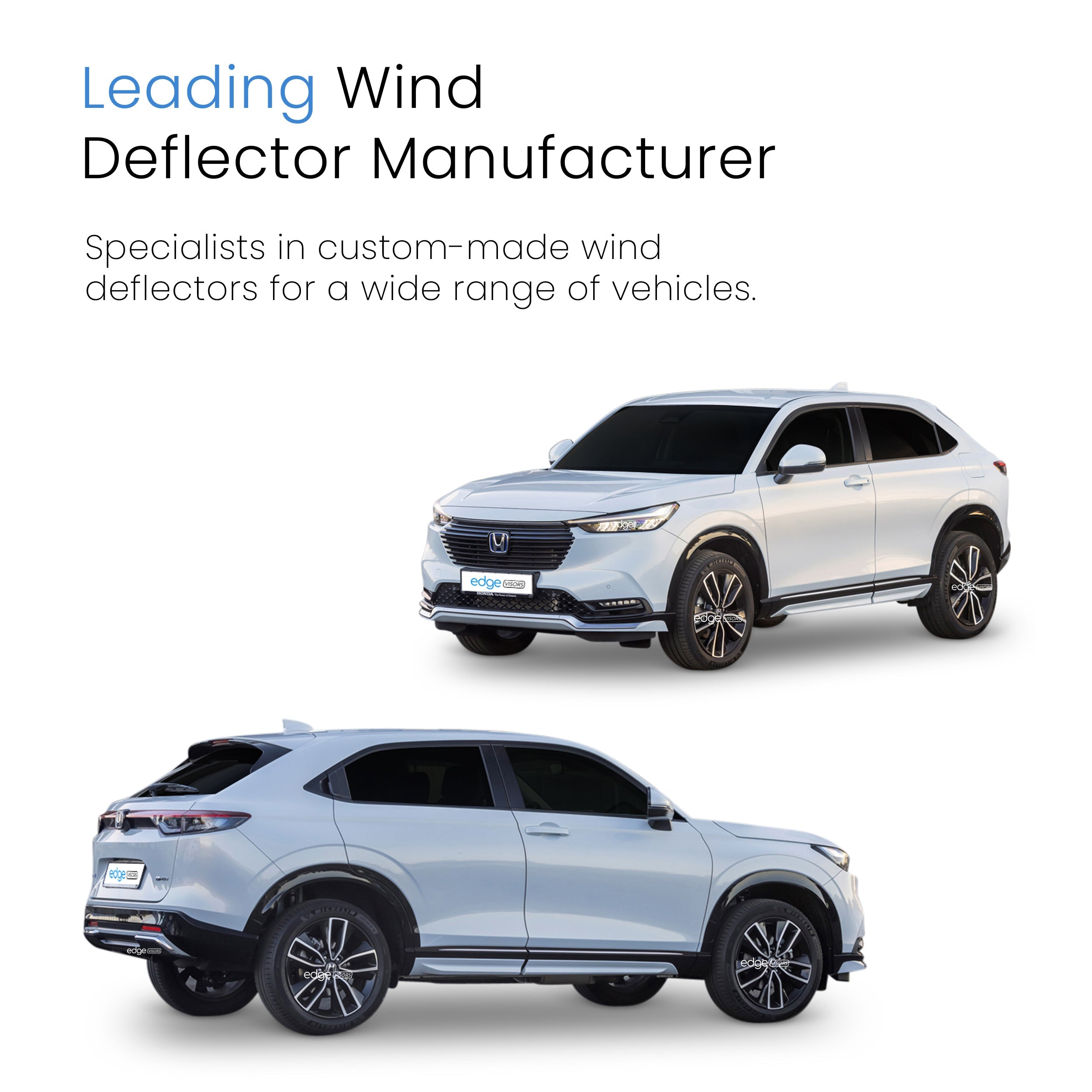 Honda HR-V MK3 2022-Onwards 5 Door SUV Wind Deflectors 4pc
