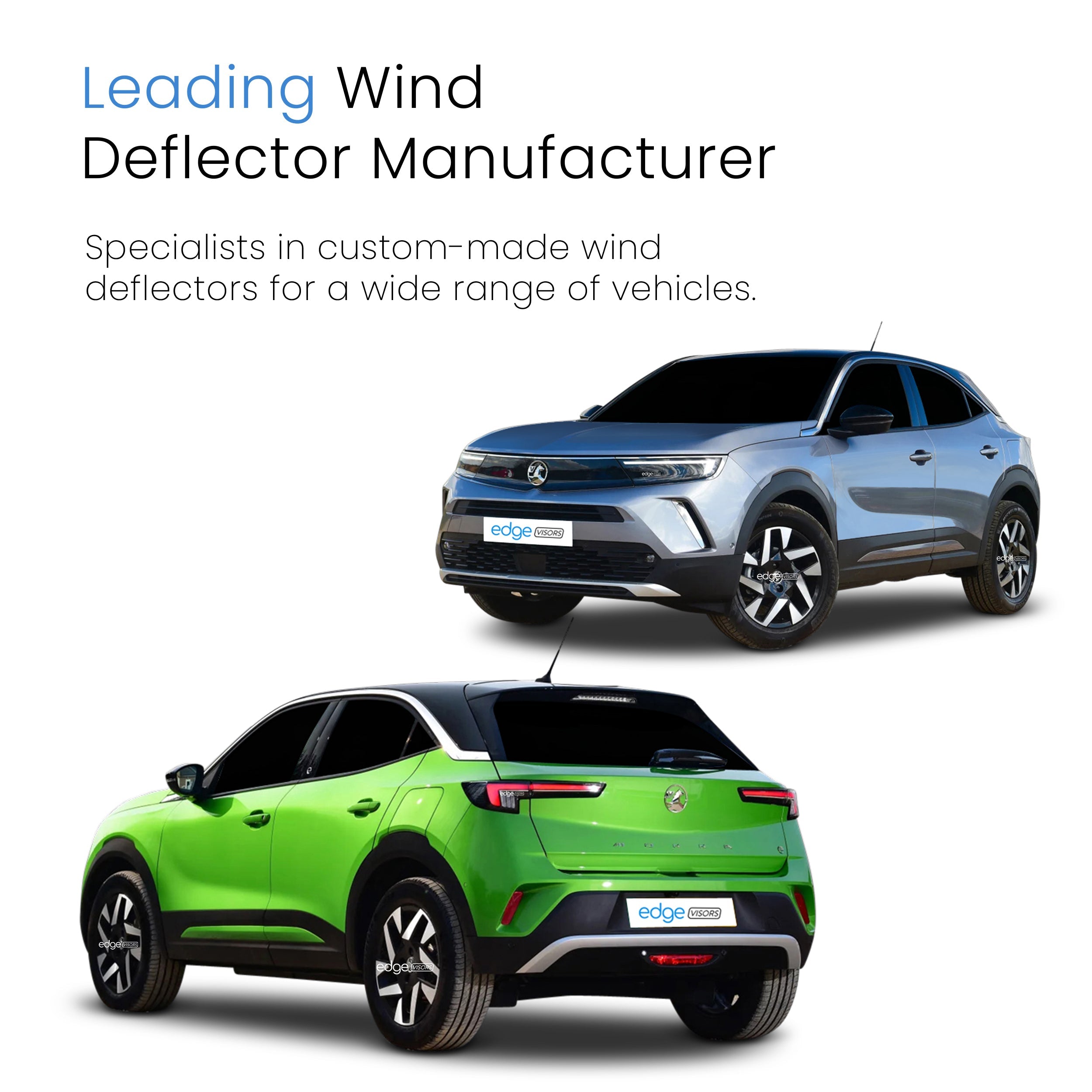 Vauxhall Mokka B MK2 2020-Onwards 5 Door SUV Wind Deflectors 4pc