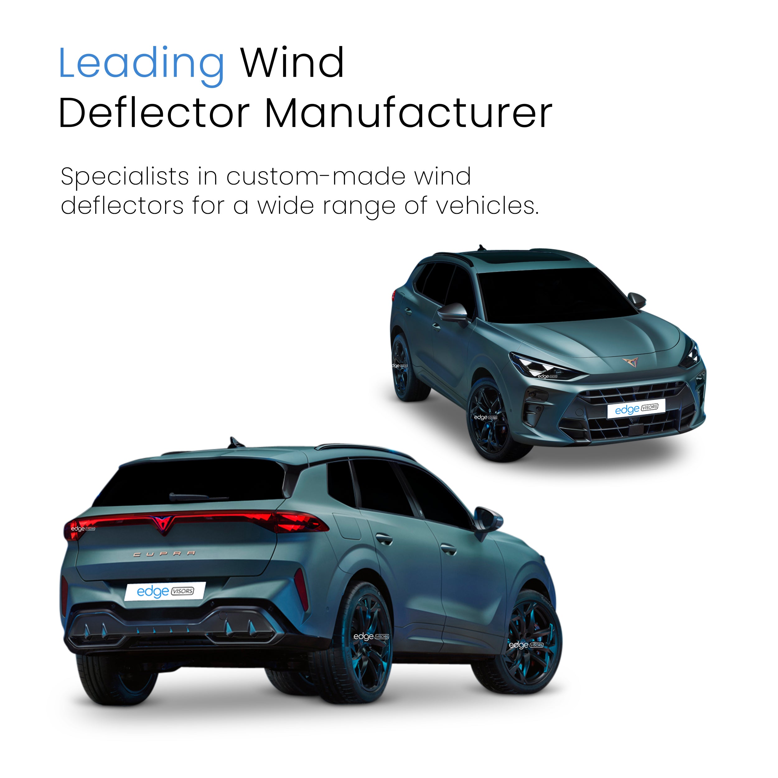 Cupra Terramar 2023-Onwards 5 Door SUV Wind Deflectors 4pc