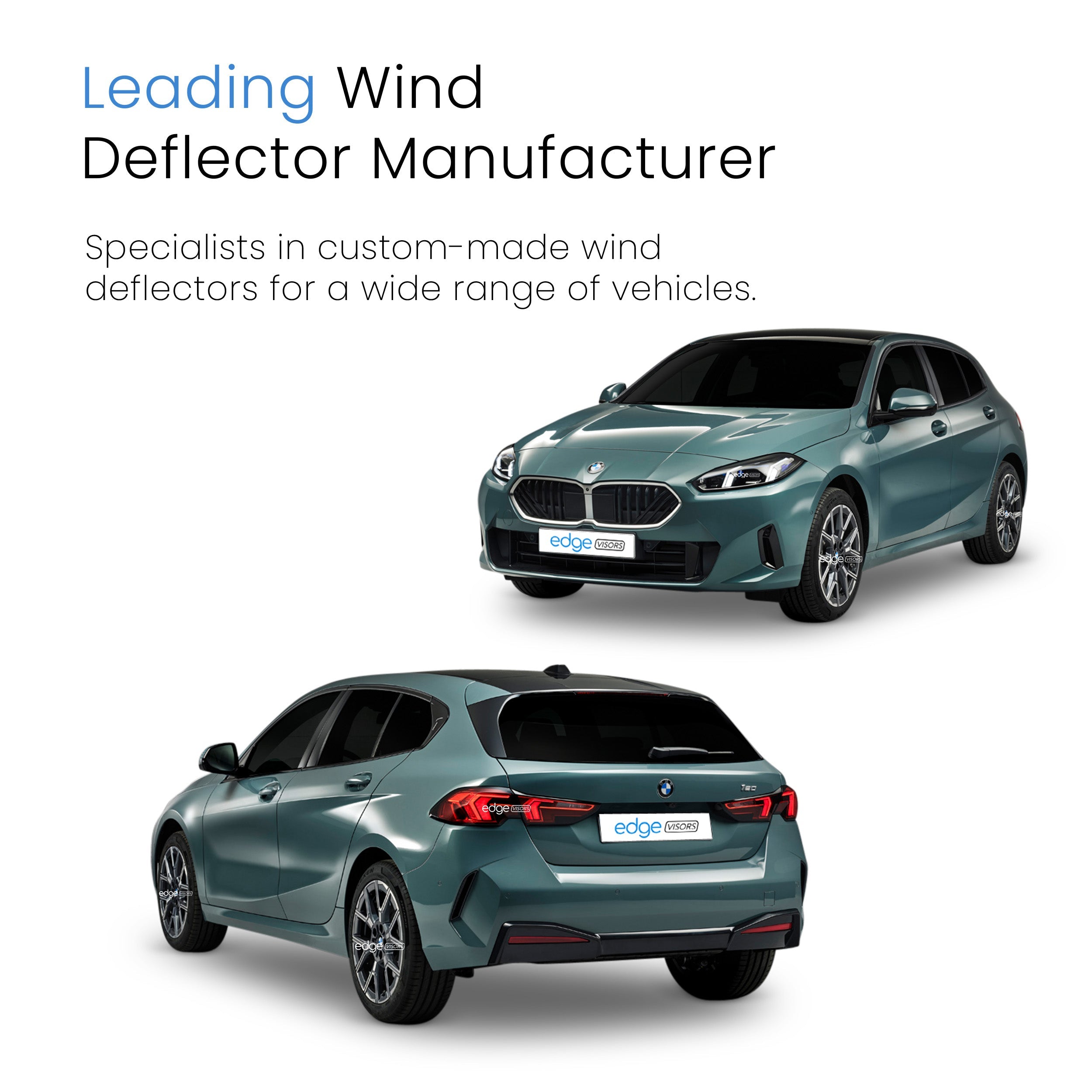 BMW 1 Series F70 2024-Onwards 5 Door Hatchback Wind Deflectors 4pc