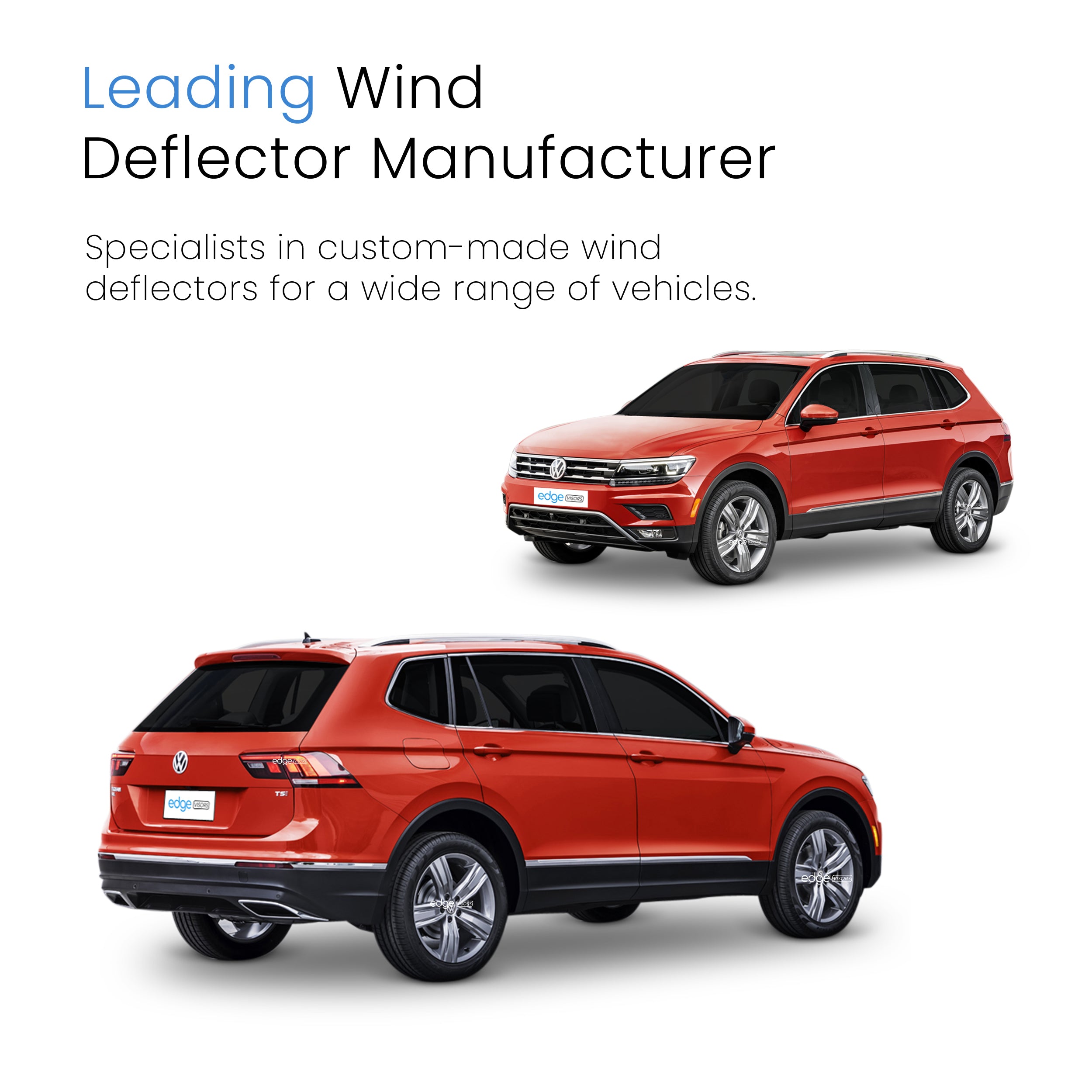 VW Tiguan Allspace MK2 2017-2025 5 Door SUV Wind Deflectors 4pc