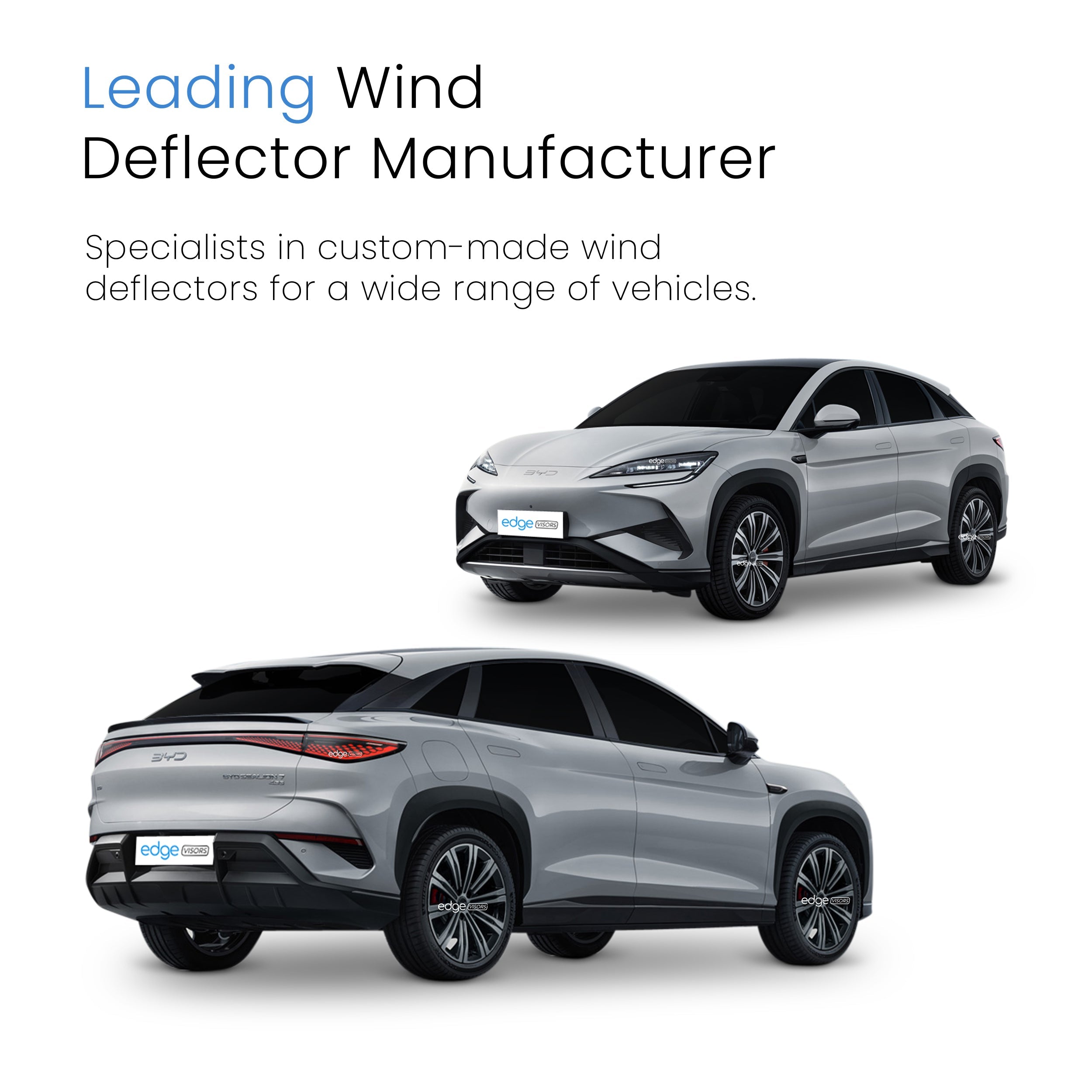 BYD Sealion 7 MK1 2023-Onwards 5 Door SUV Wind Deflectors 4pc