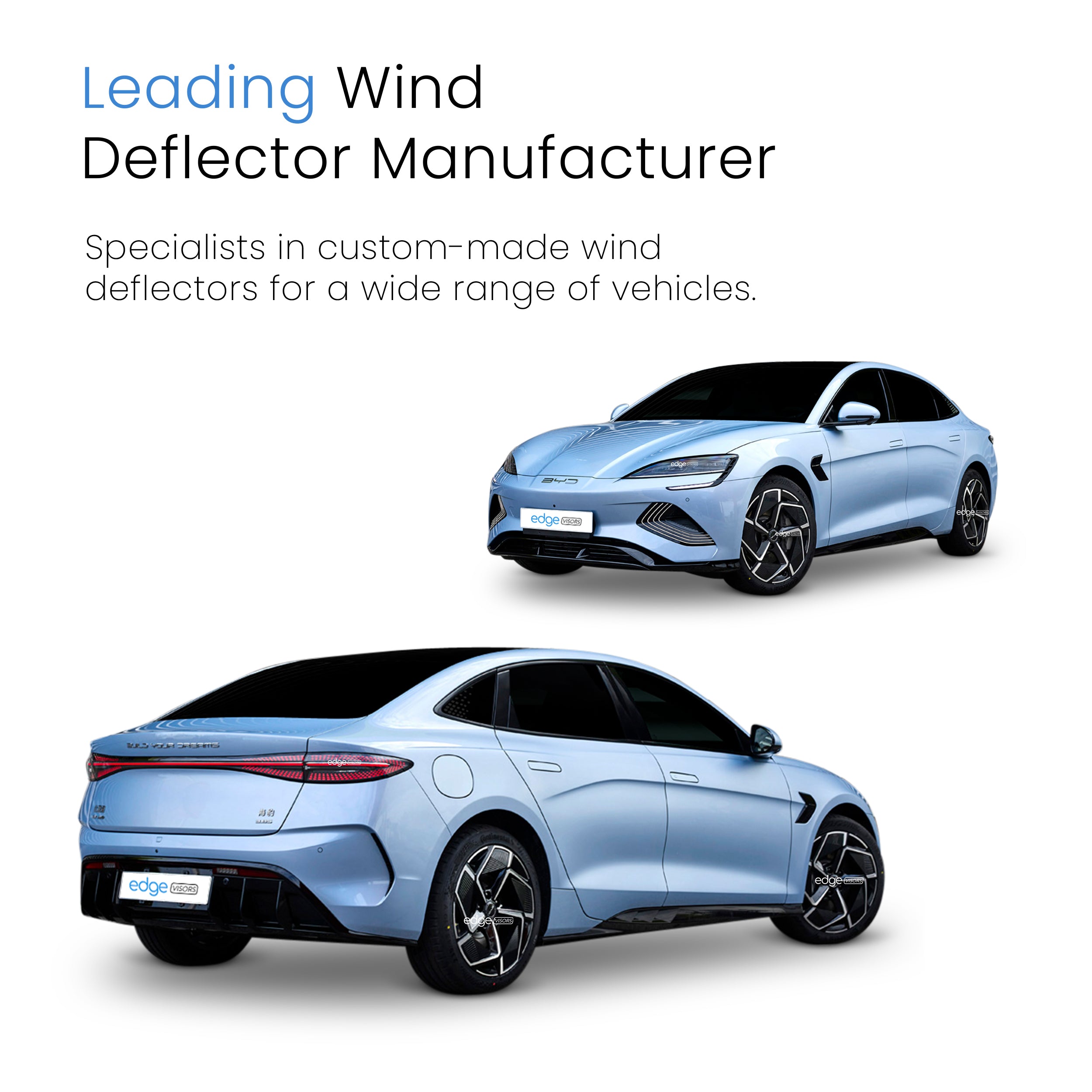 BYD Seal 2022-Onwards 5 Door Saloon Wind Deflectors 4pc