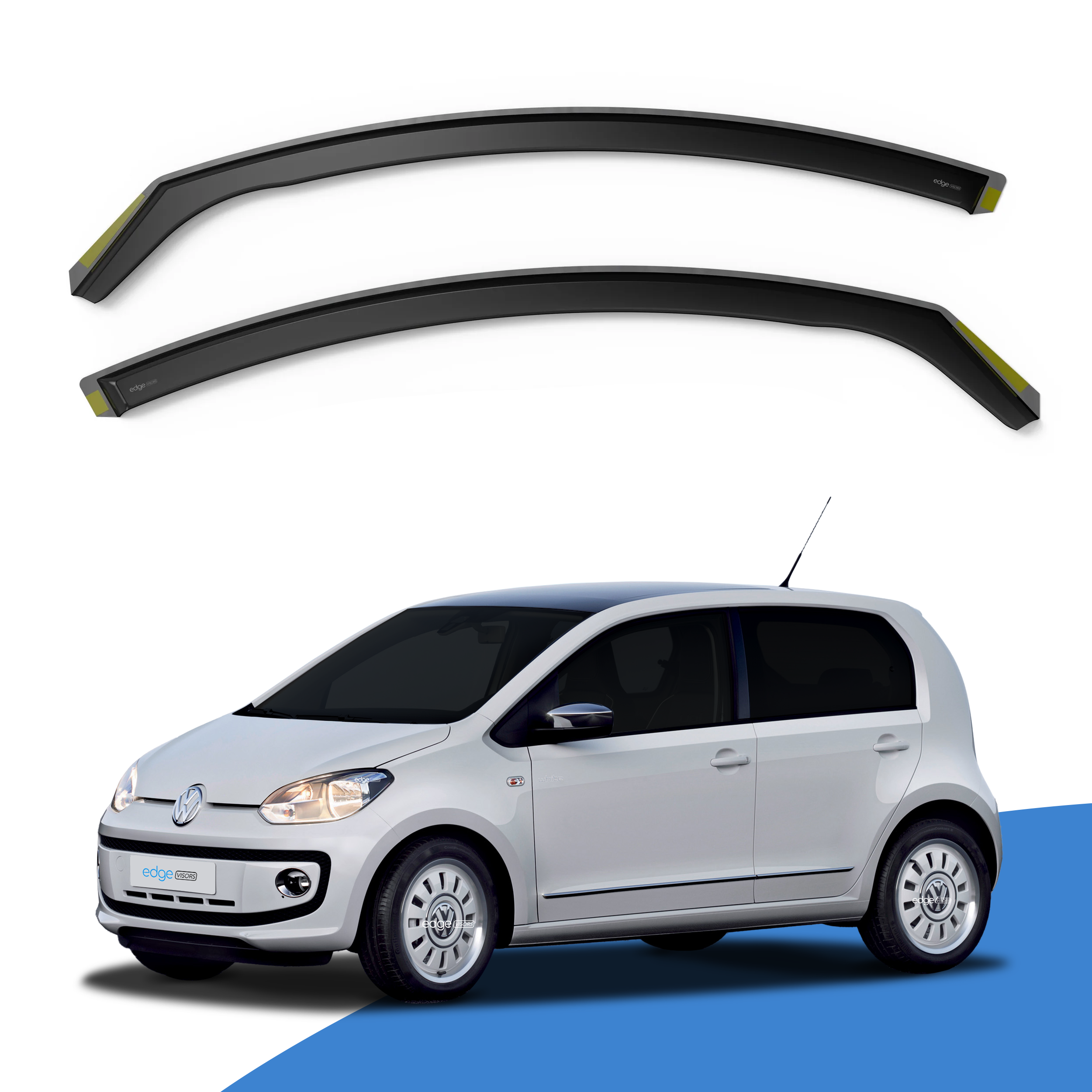 VW Up MK1 2012-2023 5 Door Hatchback Wind Deflectors 2pc
