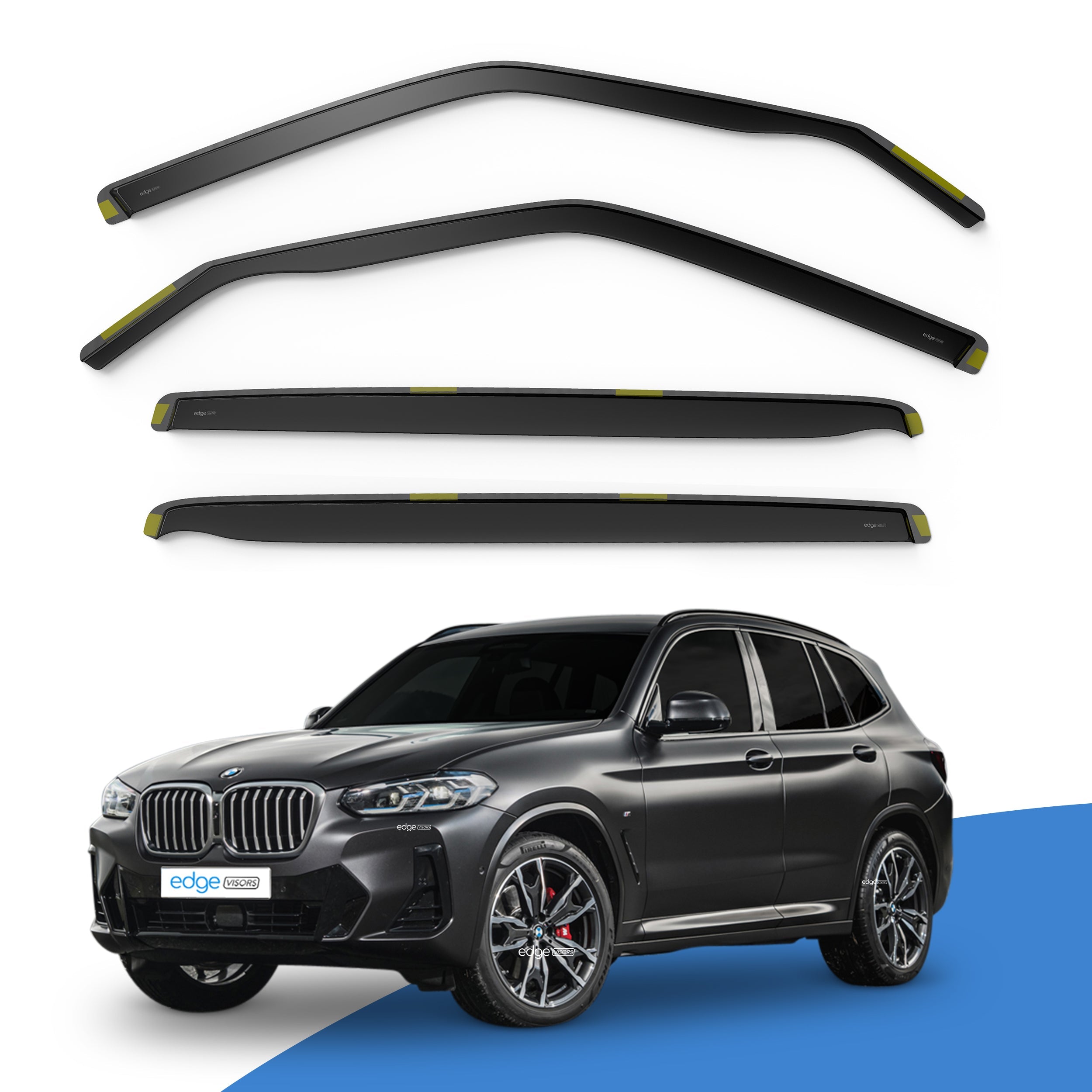 BMW X3 G01 2017-2024 5 Door SUV Wind Deflectors 4pc