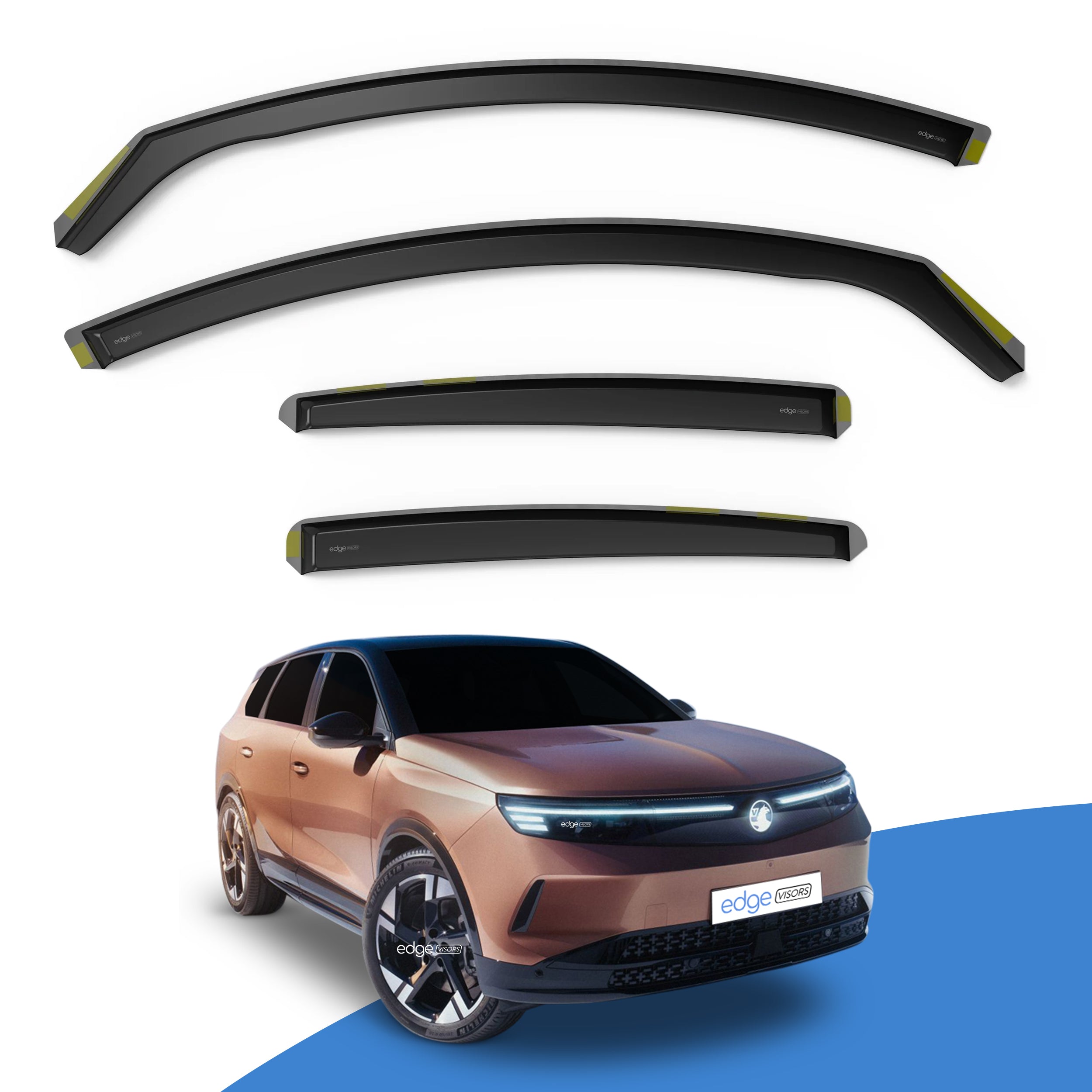 Vauxhall Grandland MK2 2024-Onwards 5 Door SUV Wind Deflectors 4pc