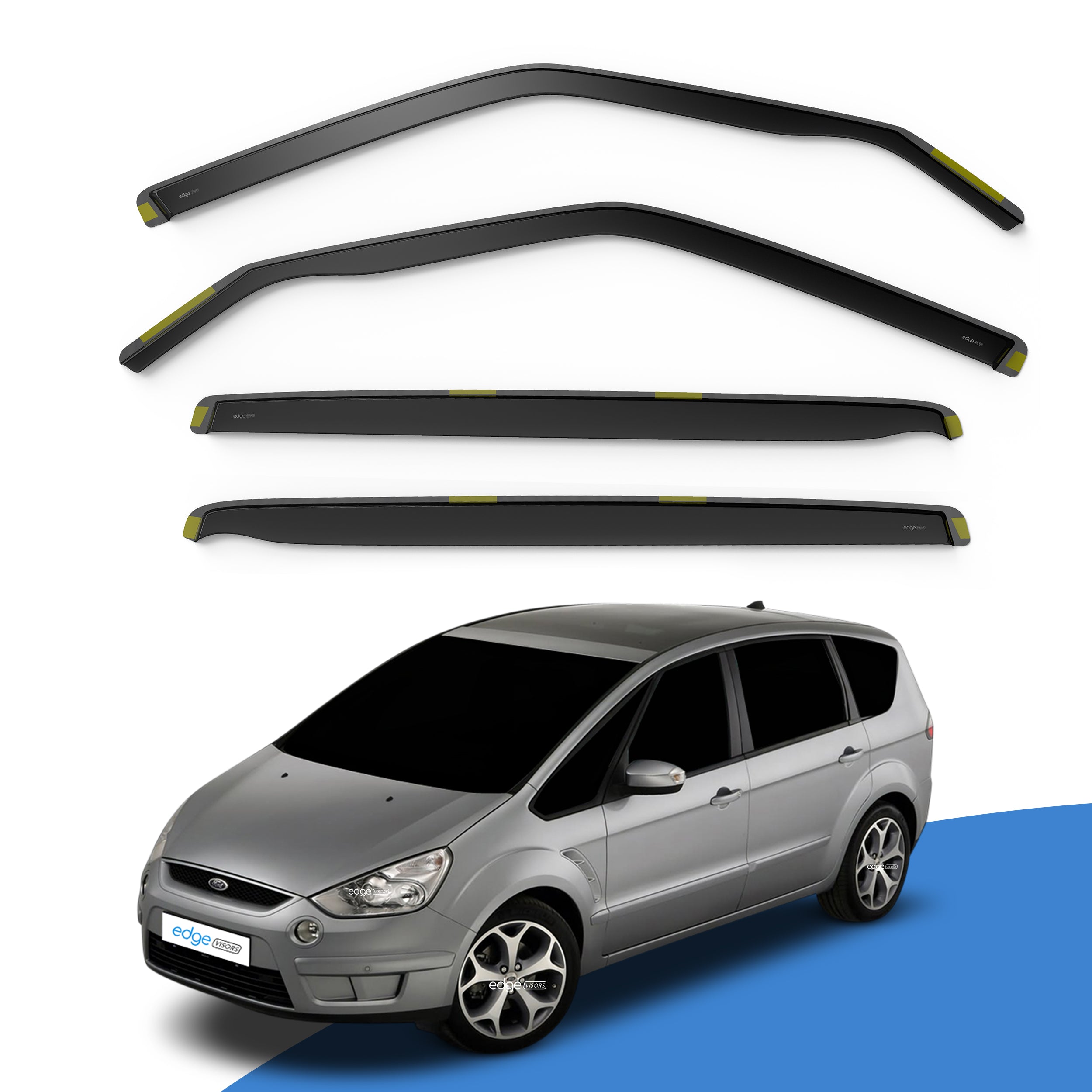 Ford S-Max MK1 2006-2010 5 Door MPV Wind Deflectors 4pc