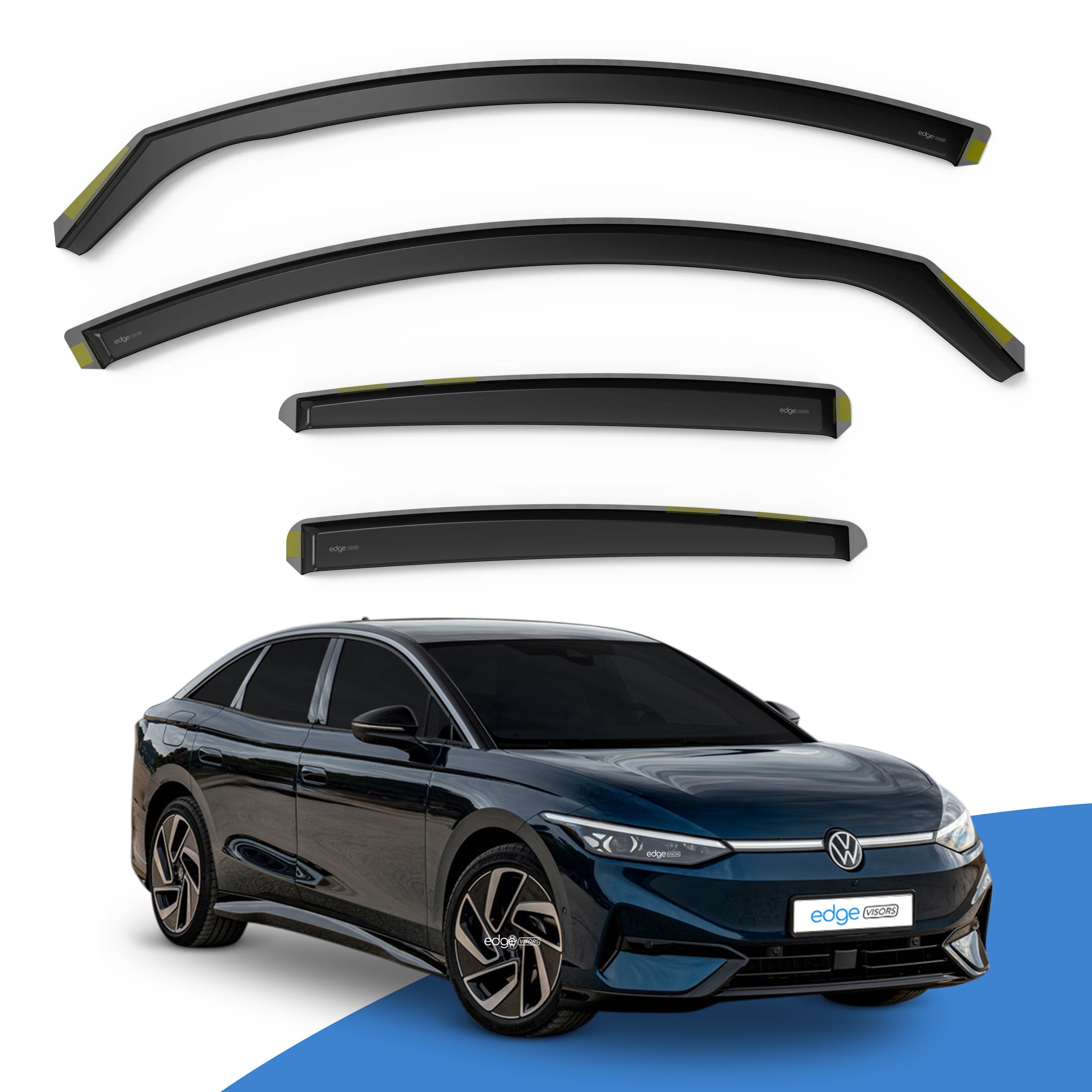 VW ID.7 2023-Onwards 5 Door Hatchback Wind Deflectors 4pc