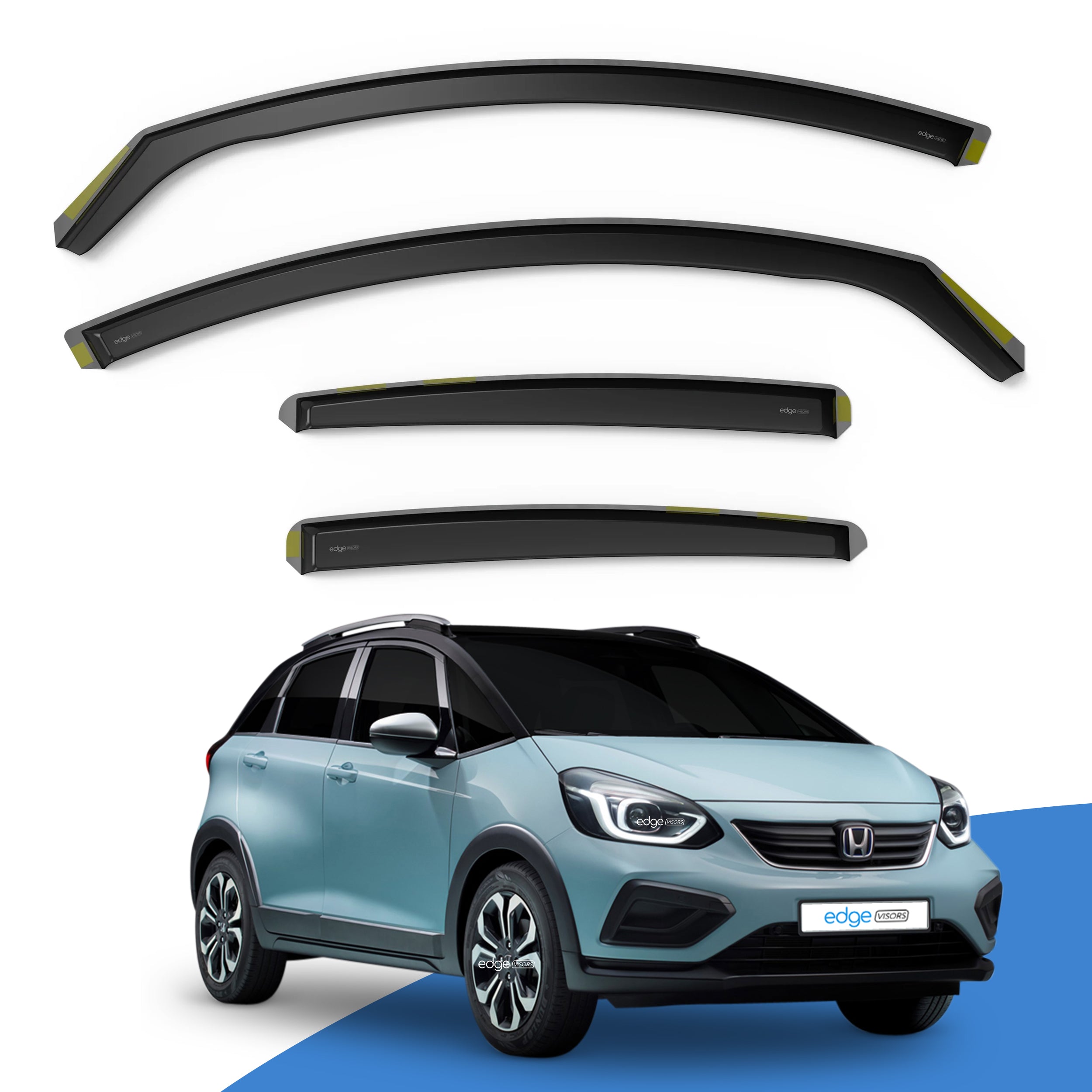 Honda Jazz MK4 2020-Onwards 5 Door Hatchback Wind Deflectors 4pc