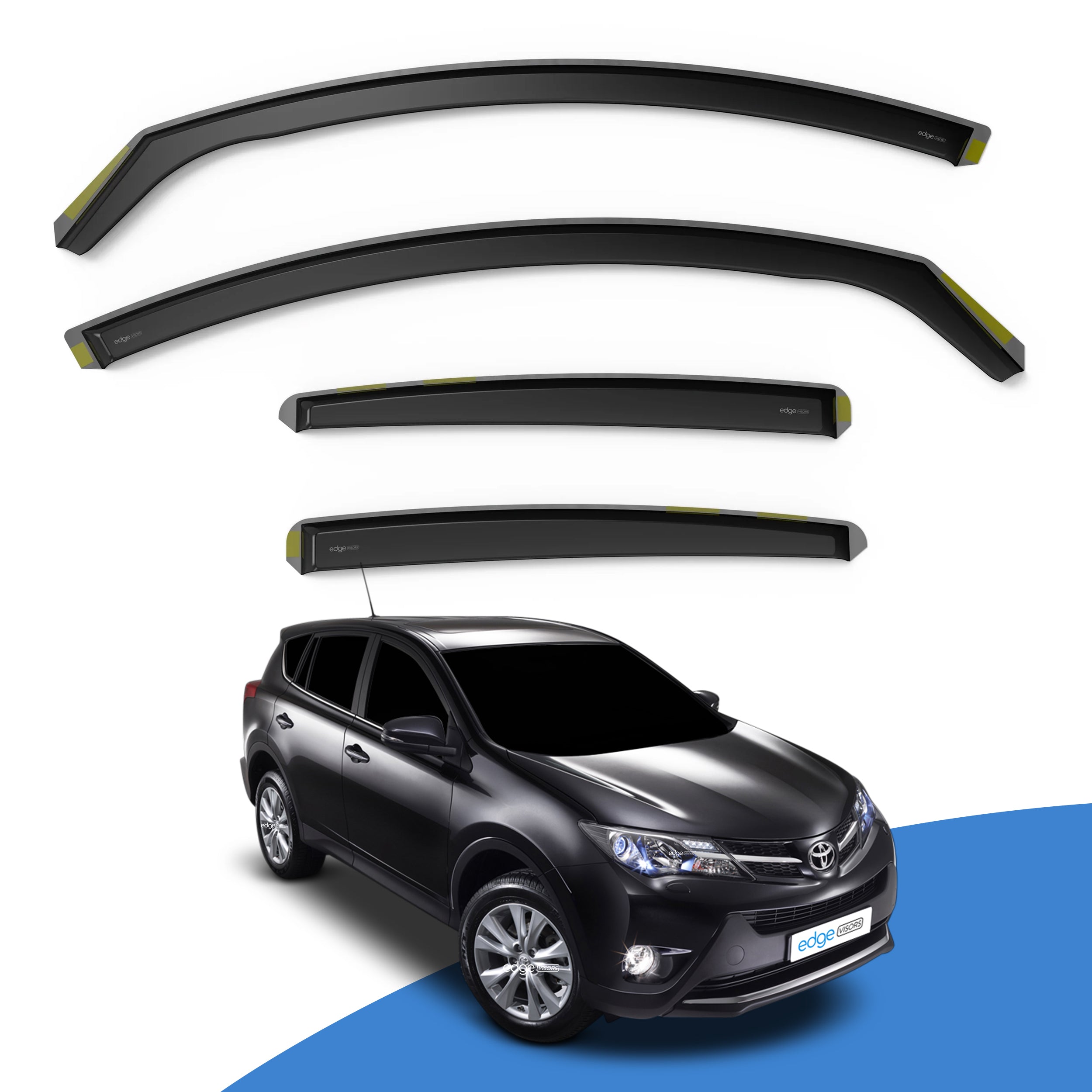 Toyota RAV-4 MK4 2013-2019 5 Door SUV Wind Deflectors 4pc