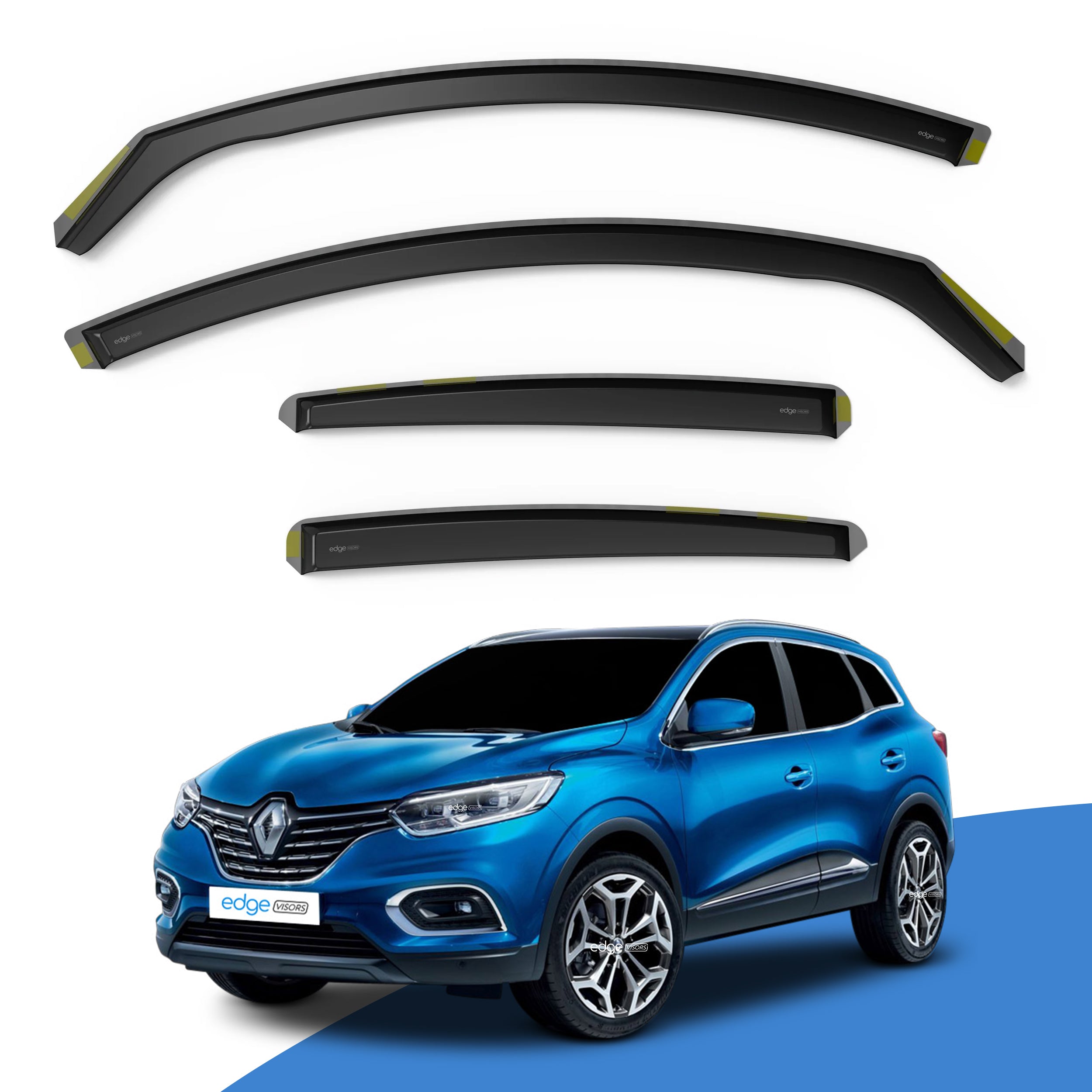 Renault Kadjar MK1 2015-2022 5 Door SUV Wind Deflectors 4pc