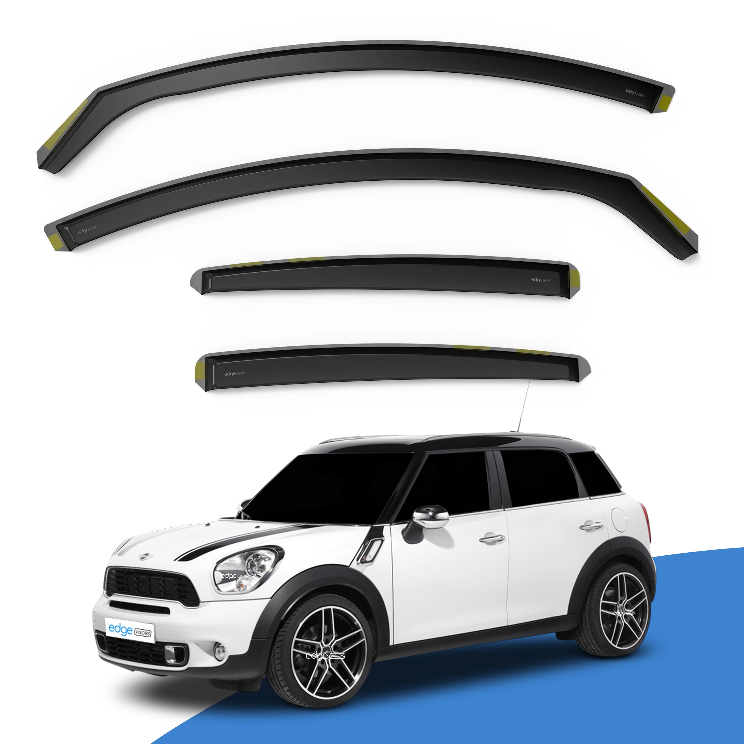 Mini Cooper Countryman MK1 2010-2017 5 Door SUV Wind Deflectors 4pc