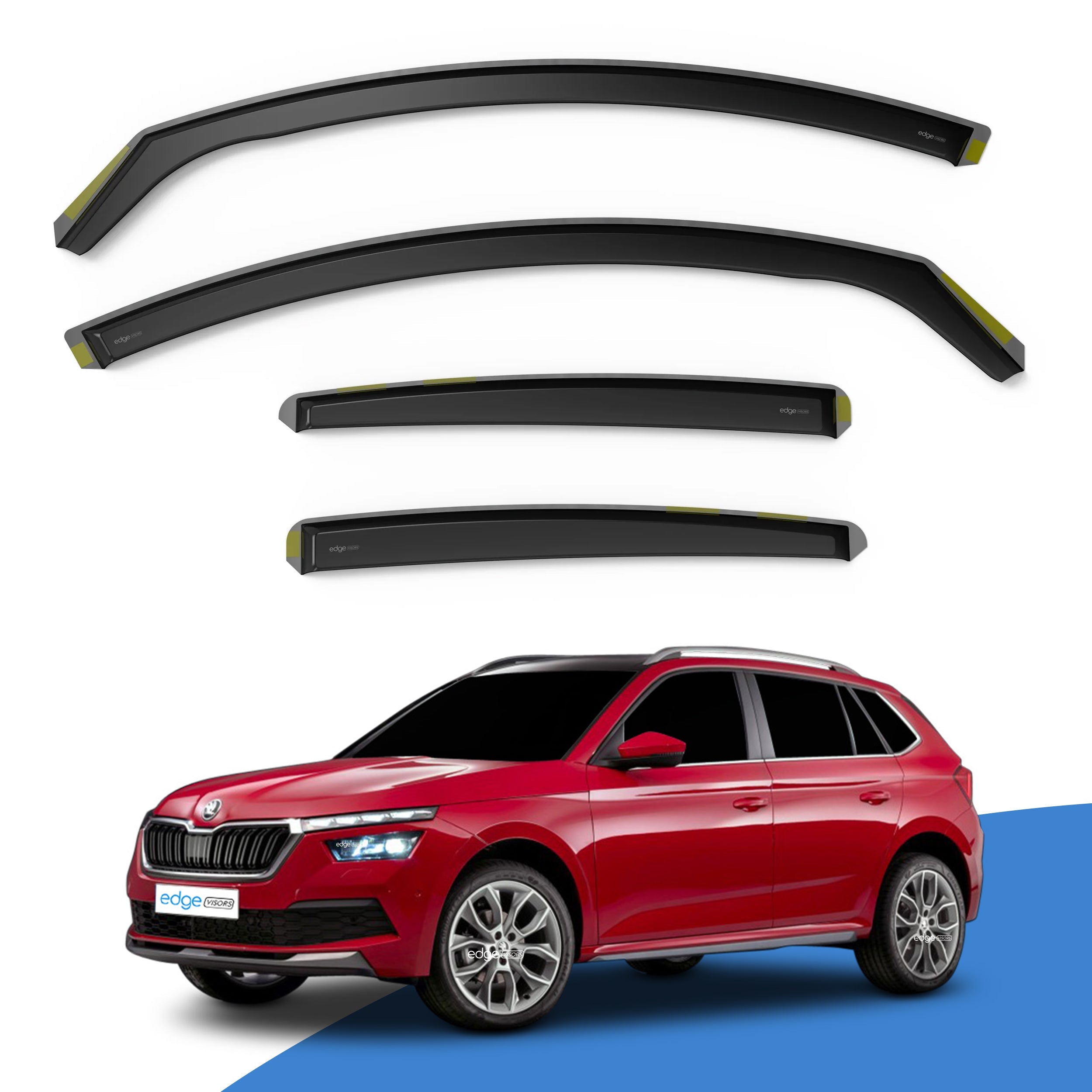 Skoda Kamiq MK1 2019-Onwards 5 Door SUV Wind Deflectors 4pc