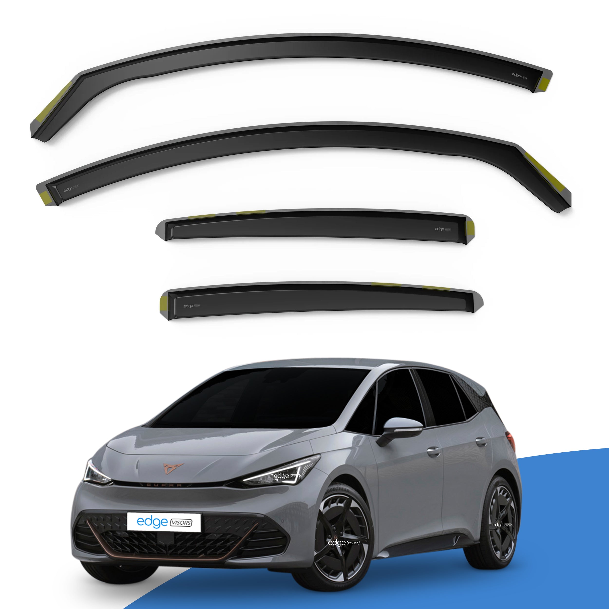 Cupra Born MK1 2021-Onwards 5 Door Hatchback Wind Deflectors 4pc