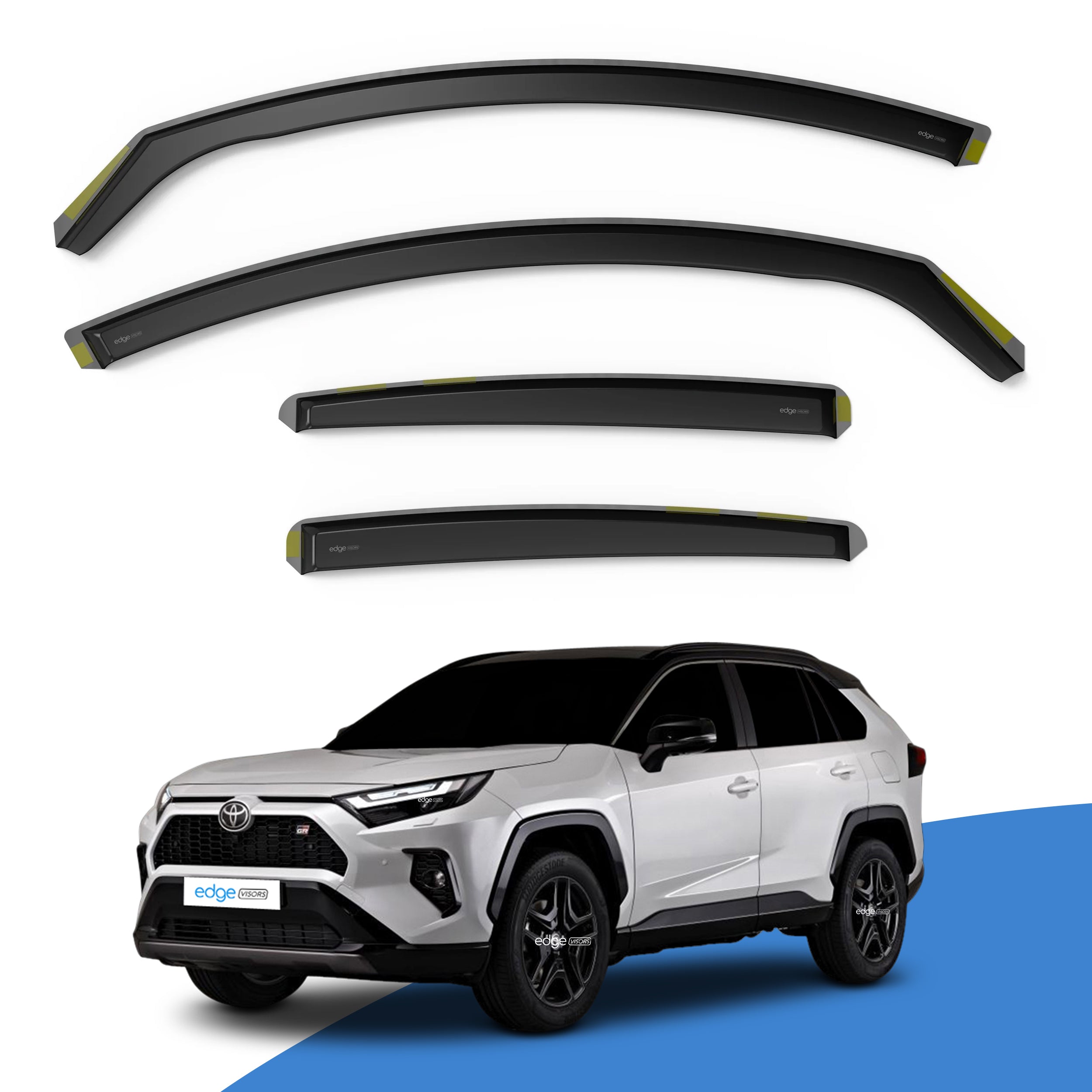 Toyota RAV-4 MK5 2019-Onwards 5 Door SUV Wind Deflectors 4pc