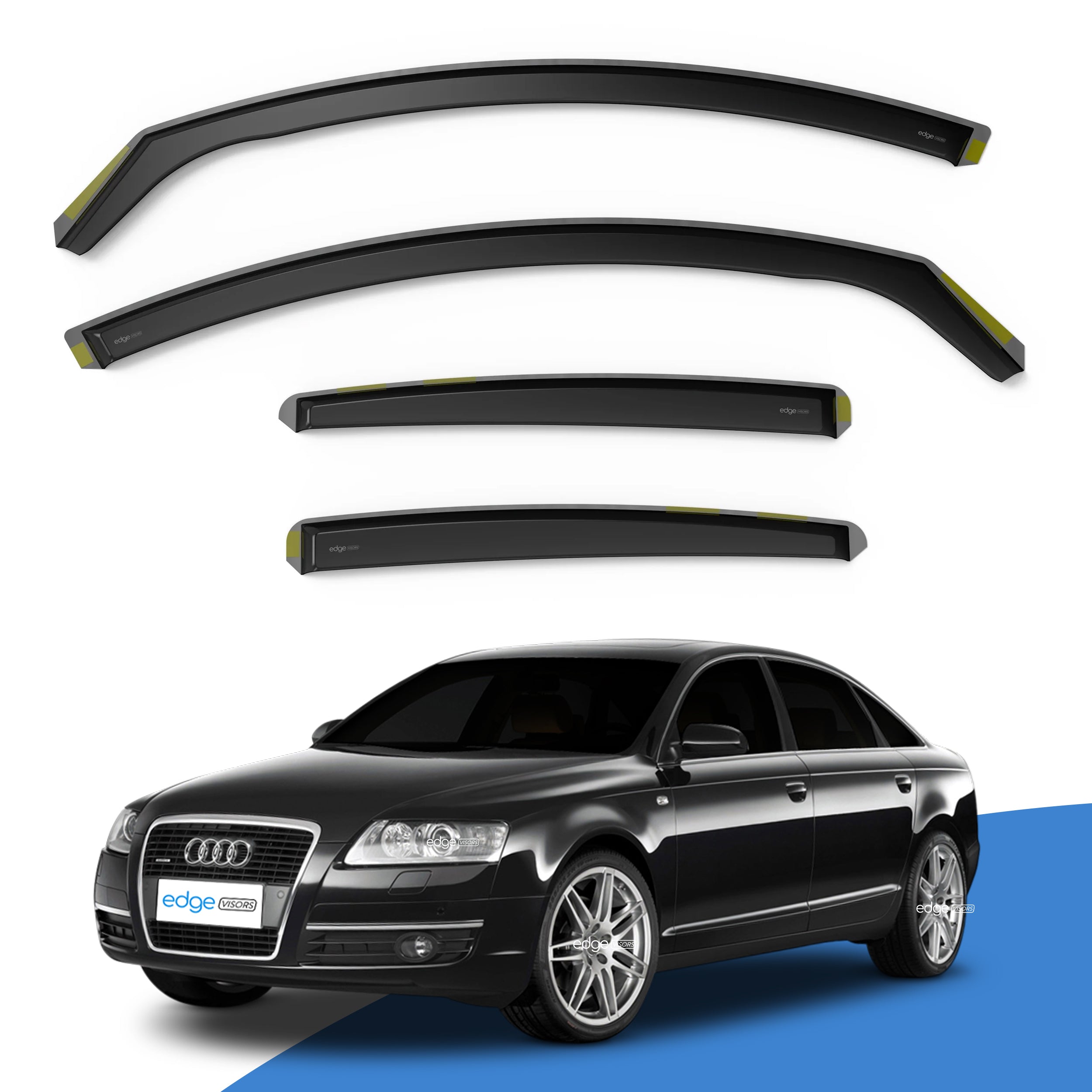 Audi A6 C6 2004-2011 4 Door Saloon Wind Deflectors 4pc