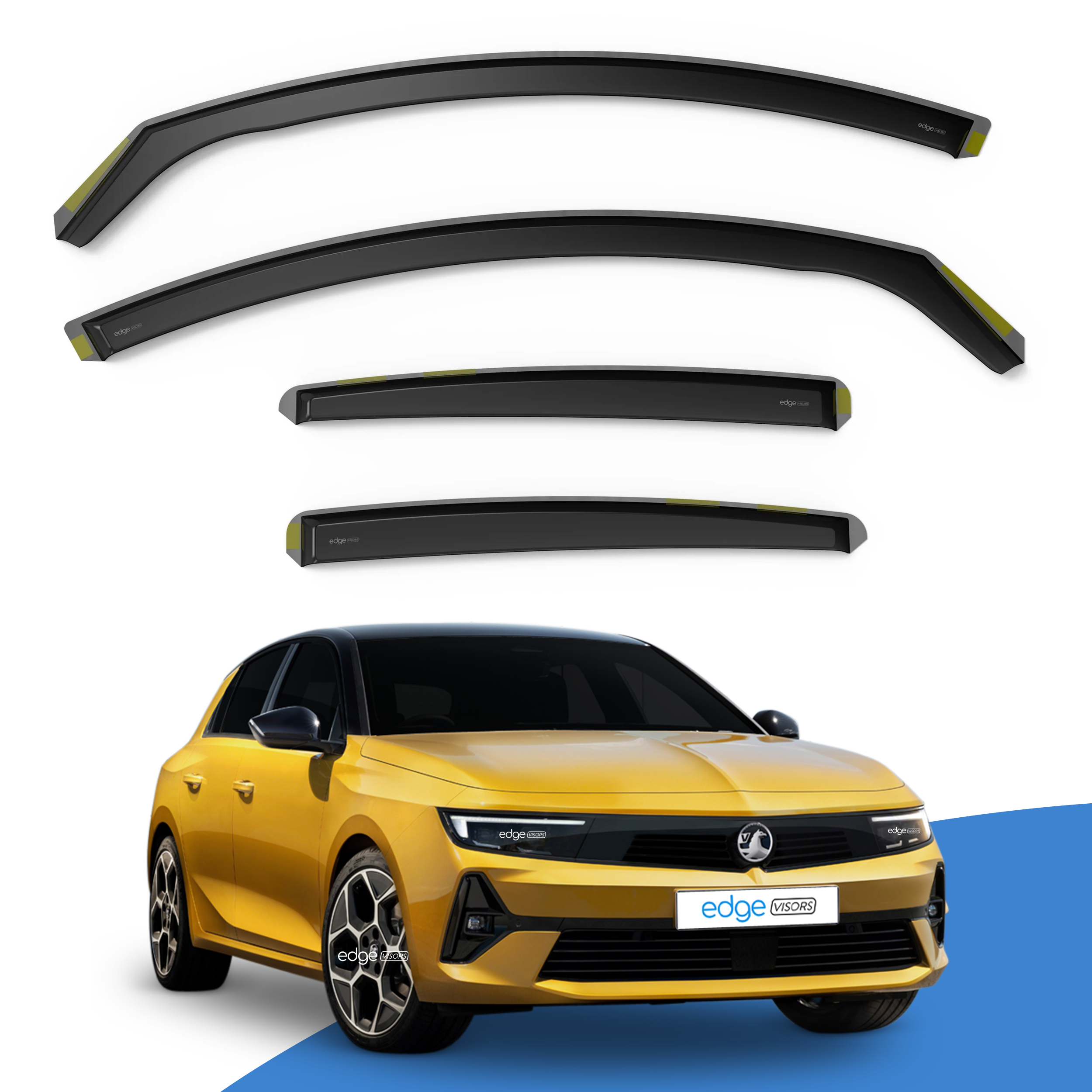 Vauxhall Astra L MK8 2021-Onwards 5 Door Hatchback Wind Deflectors 4pc