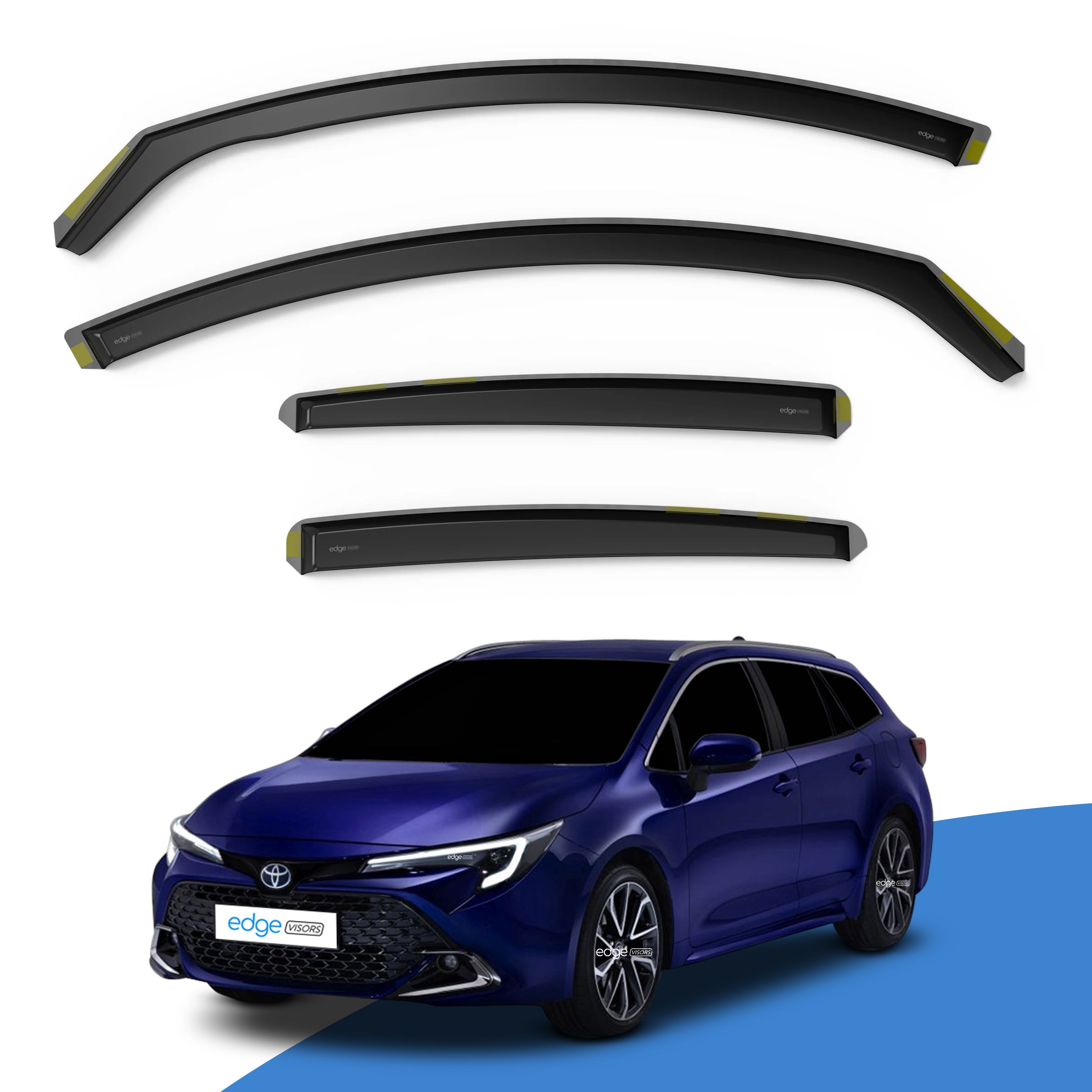 Toyota Corolla MK12 2018-Onwards 5 Door Estate Wind Deflectors 4pc