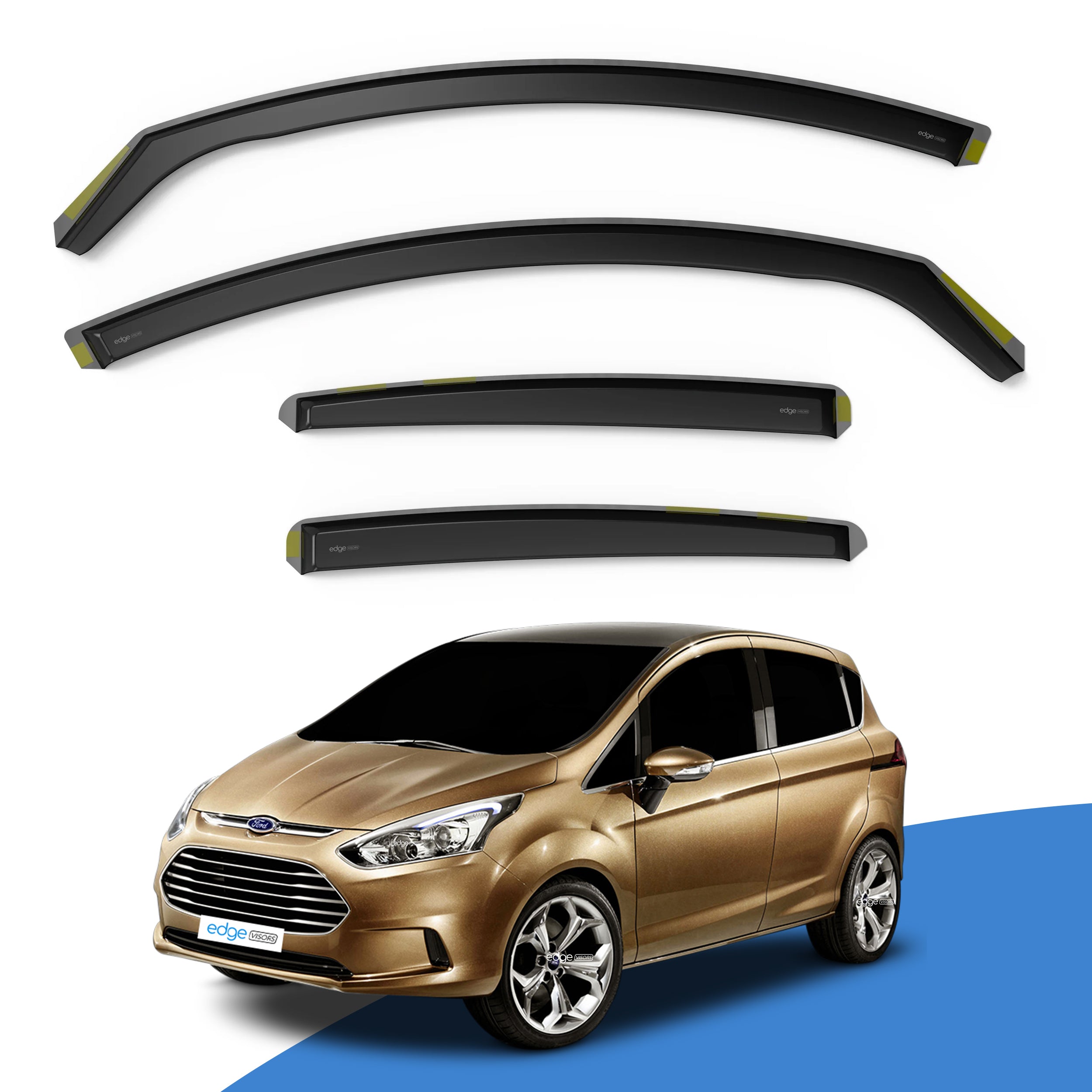 Ford B-Max 2012-2017 5 Door MPV Wind Deflectors 4pc