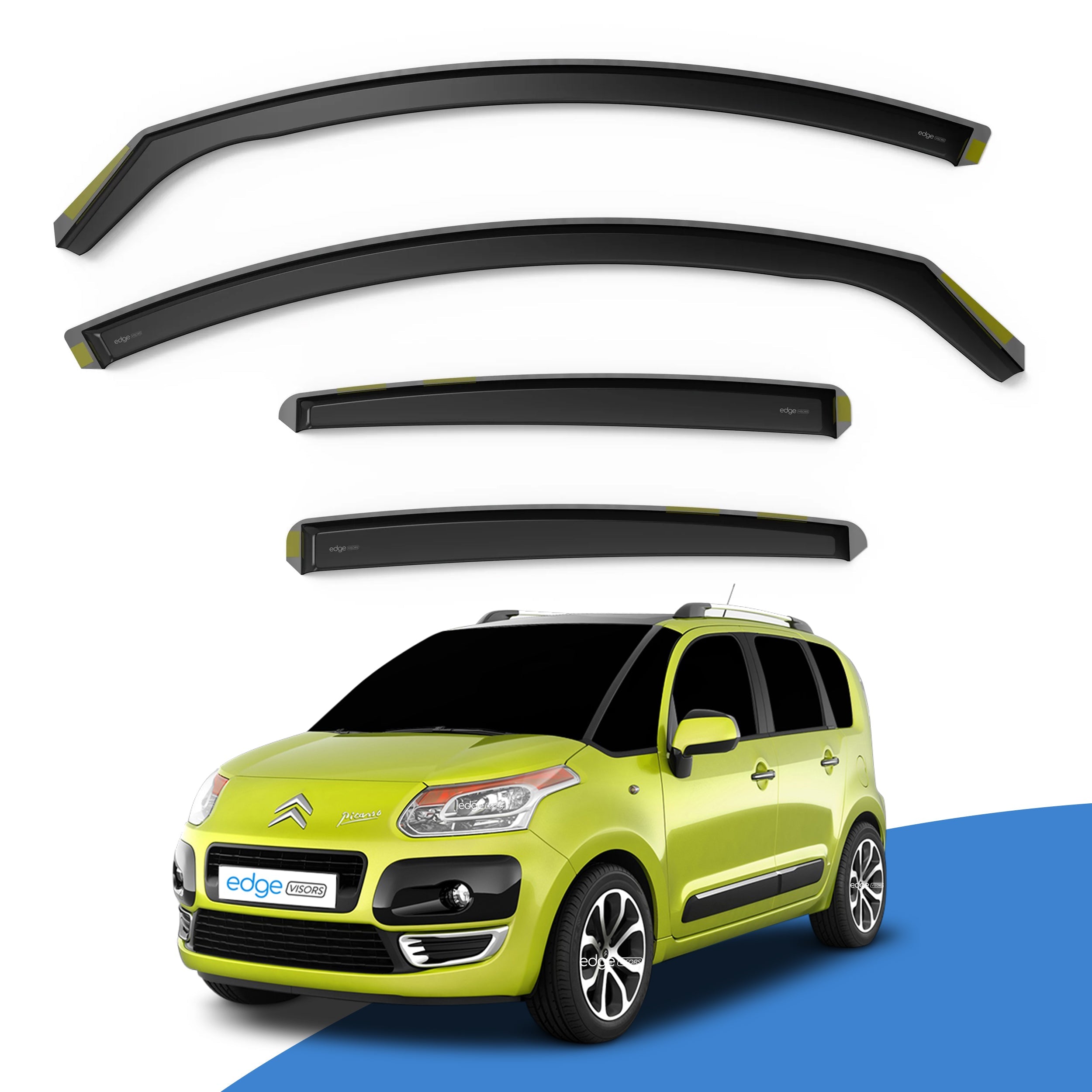 Citroen C3 Picasso MK1 2009-2017 5 Door Hatchback Wind Deflectors 4pc