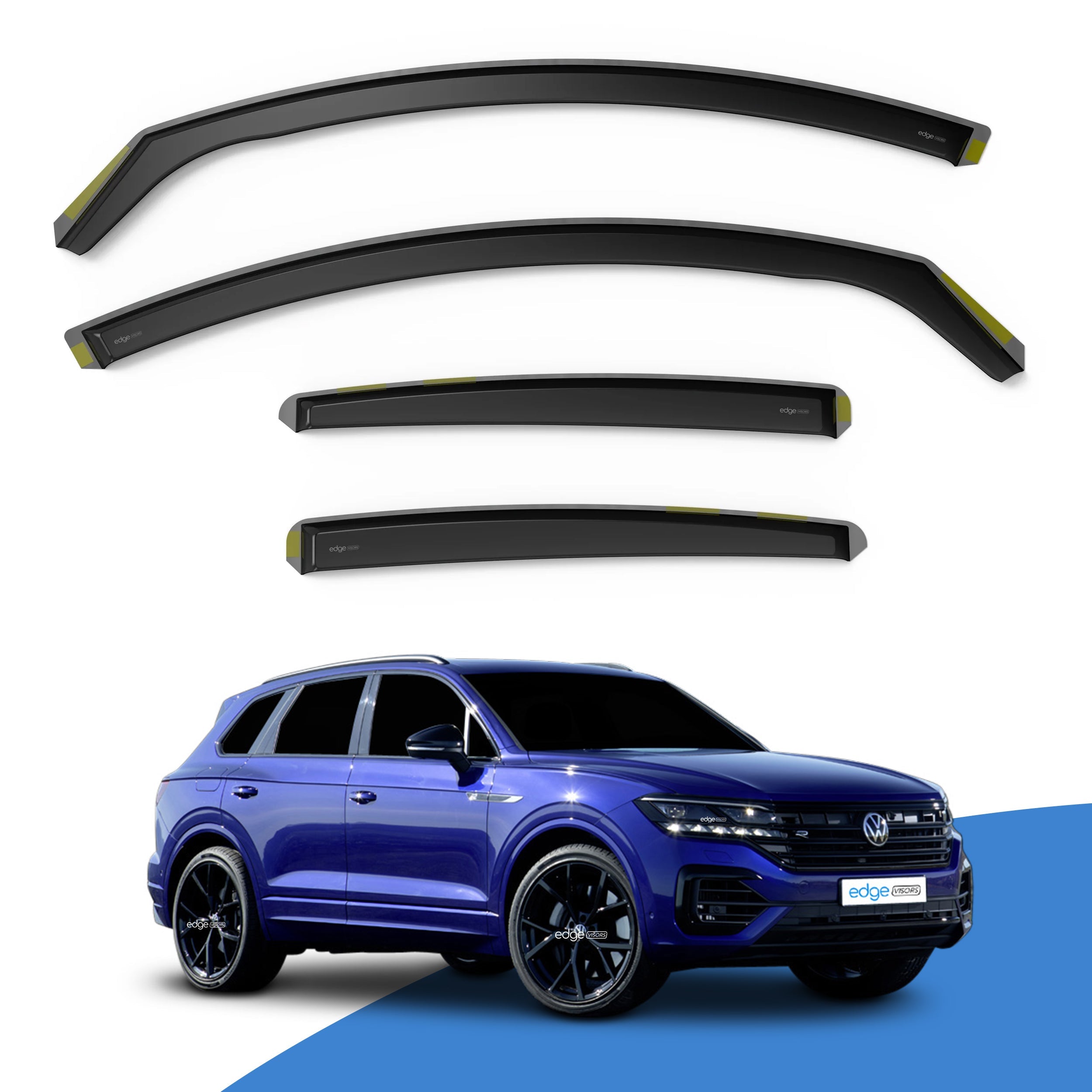 VW Touareg MK3 2018-Onwards 5 Door SUV Wind Deflectors 4pc