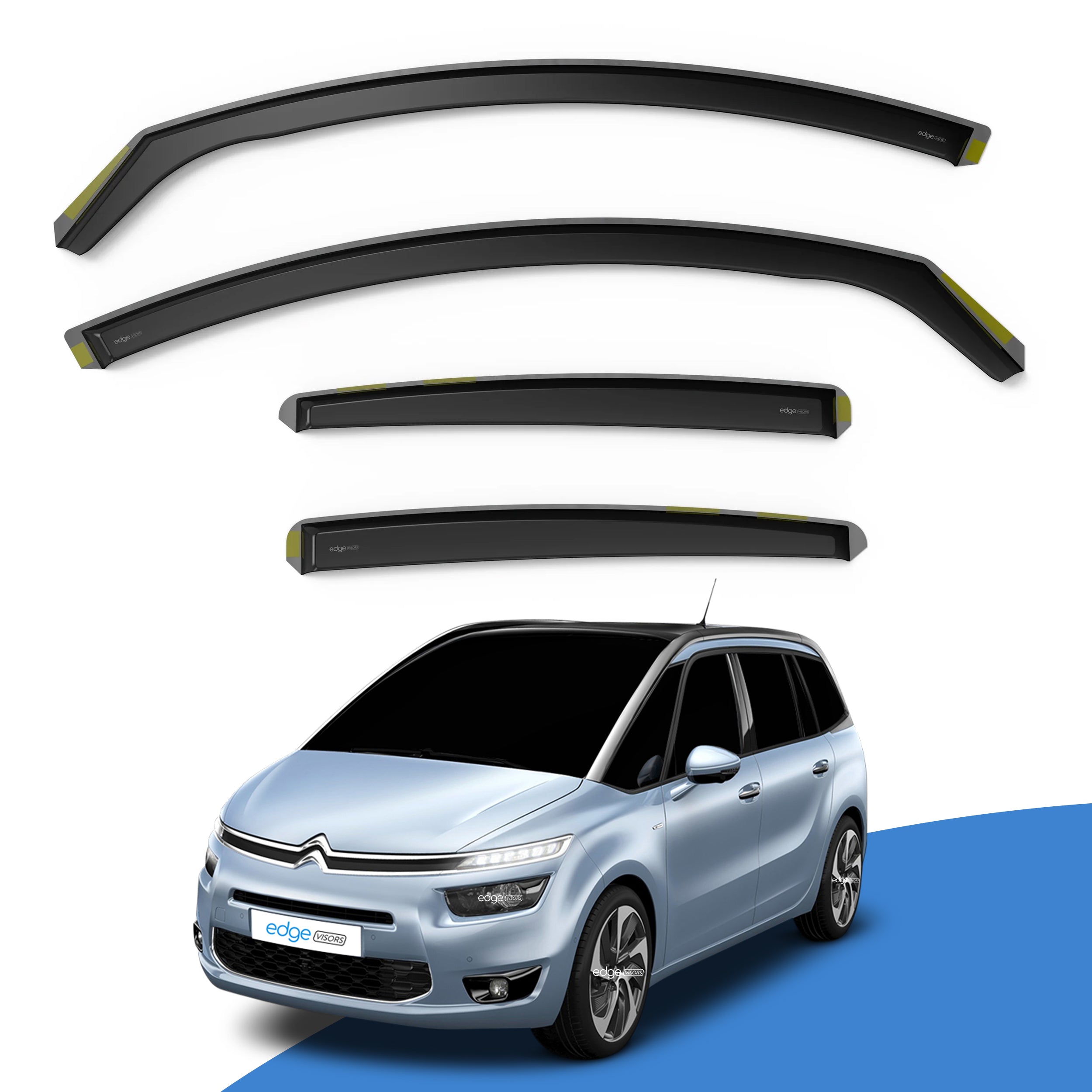 Citroen C4 Grand Picasso MK2 2013-2019 5 Door MPV Wind Deflectors 4pc