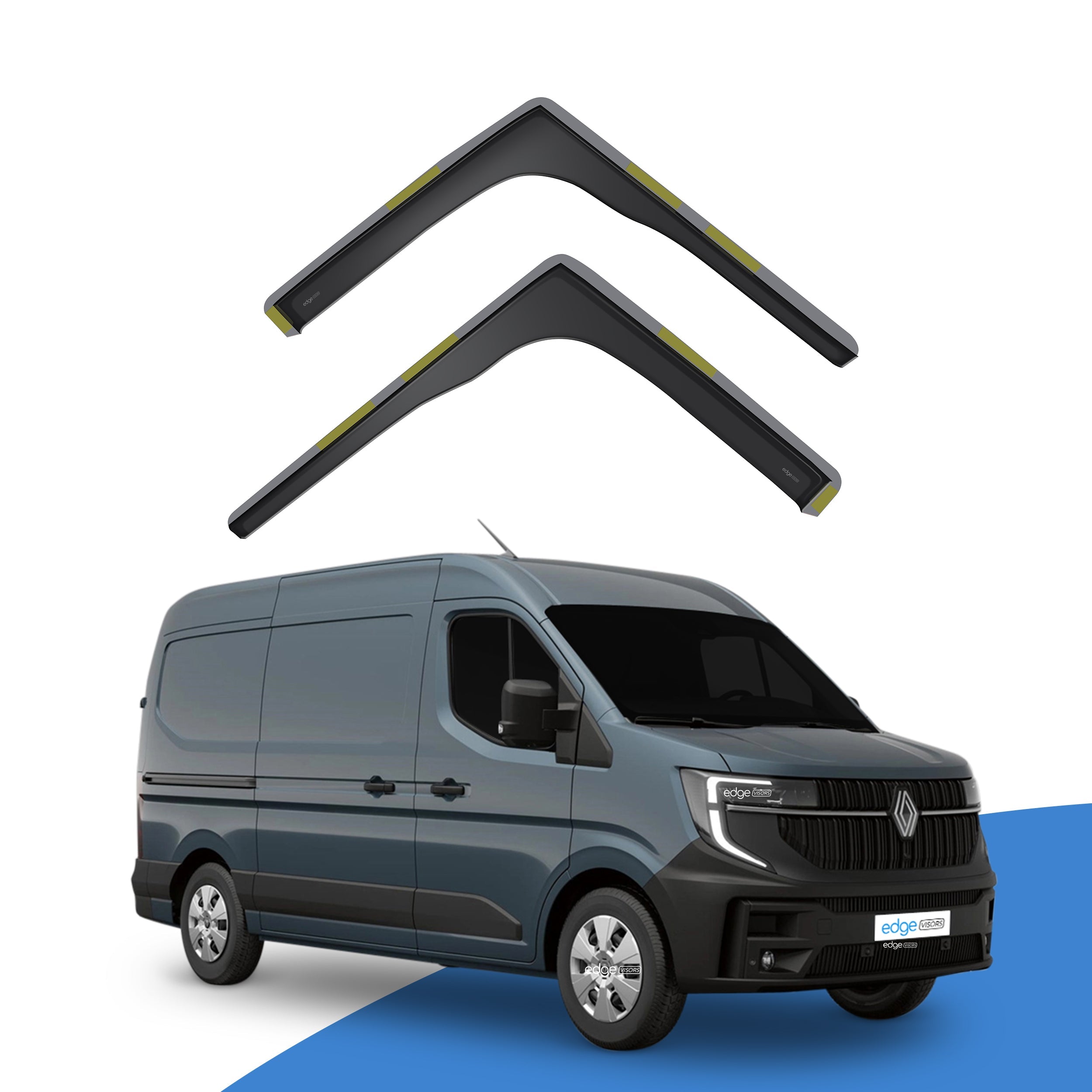 Renault Master MK4 2024-Onwards 2 Door Van Wind Deflectors 2pc