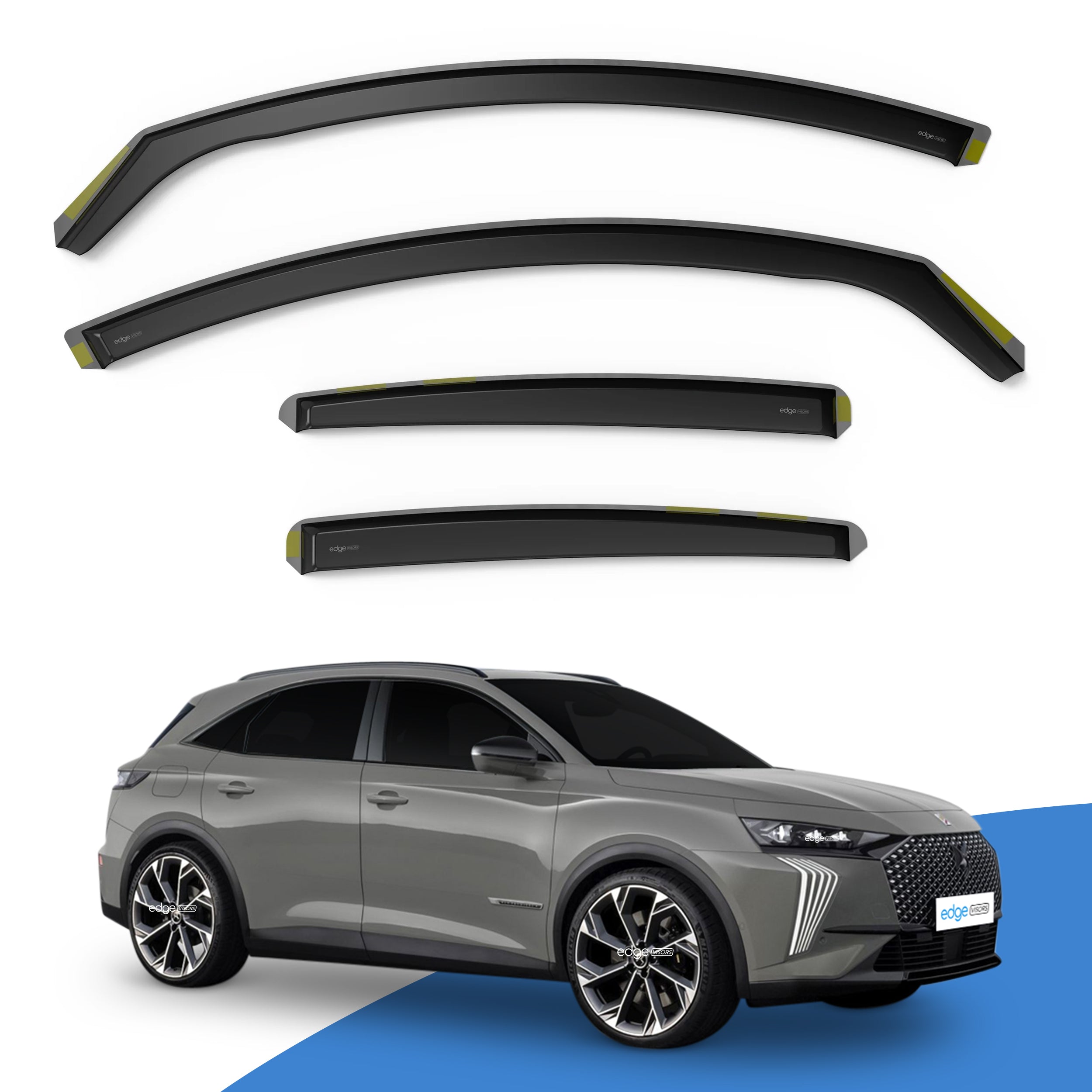 Citroen DS7 MK1 2018-Onwards 5 Door Crossback Wind Deflectors 4pc