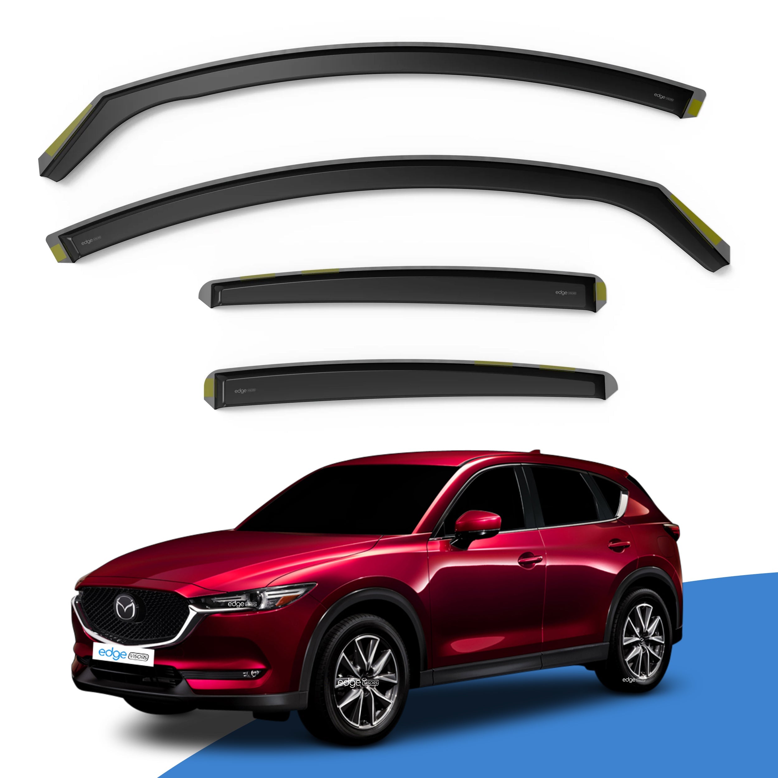 Mazda CX-5 MK2 2017-Onwards 5 Door SUV Wind Deflectors 4pc