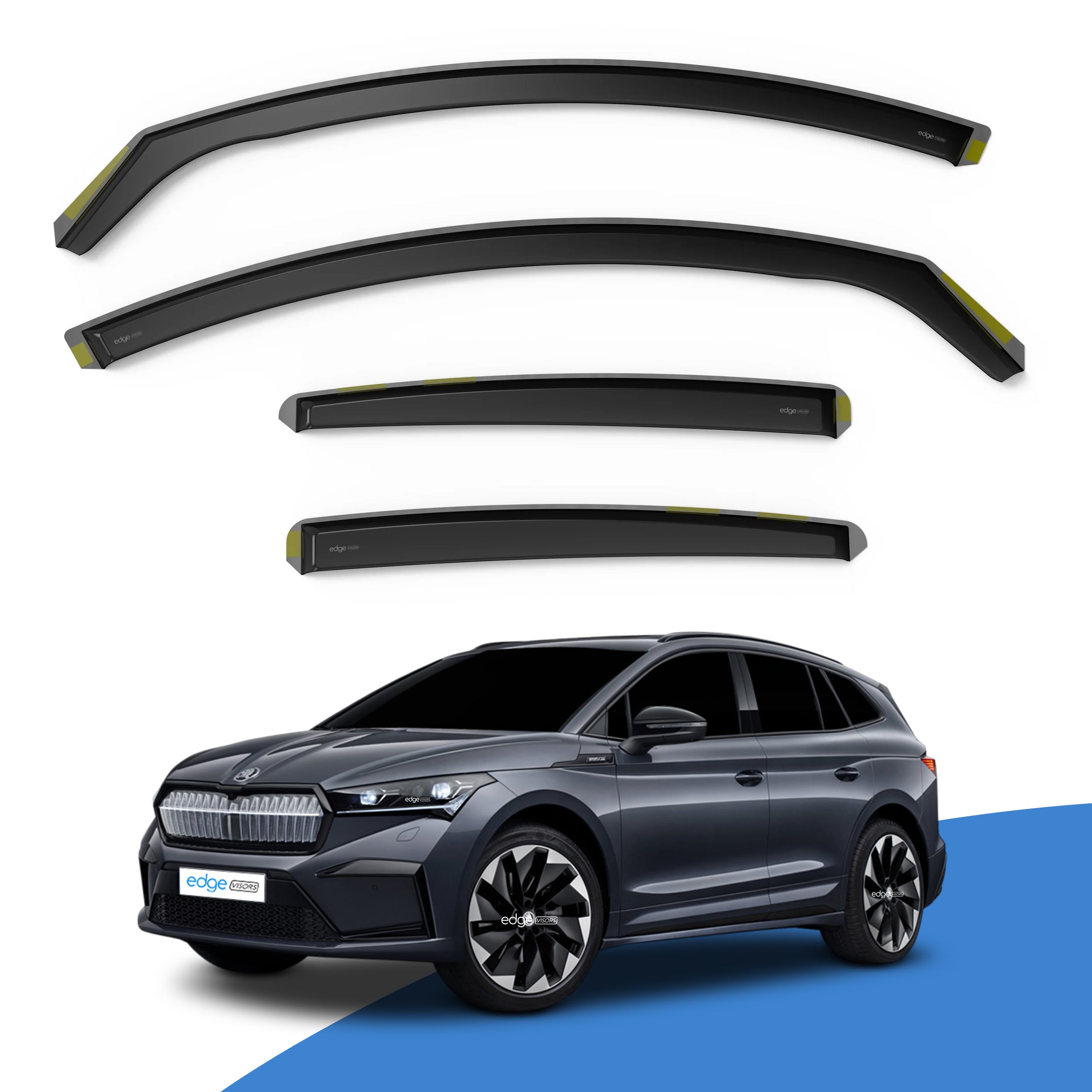Skoda ENYAQ MK1 2020-Onwards 5 Door SUV Wind Deflectors 4pc